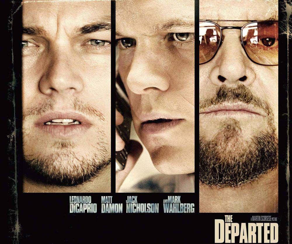 The Departed, sepia tones, gritty textures, SD Desktop Wallpaper