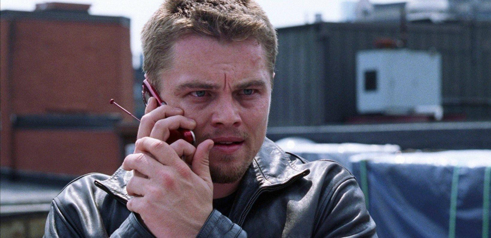 The Departed, red cell phone, leather jacket, HD Desktop Wallpaper