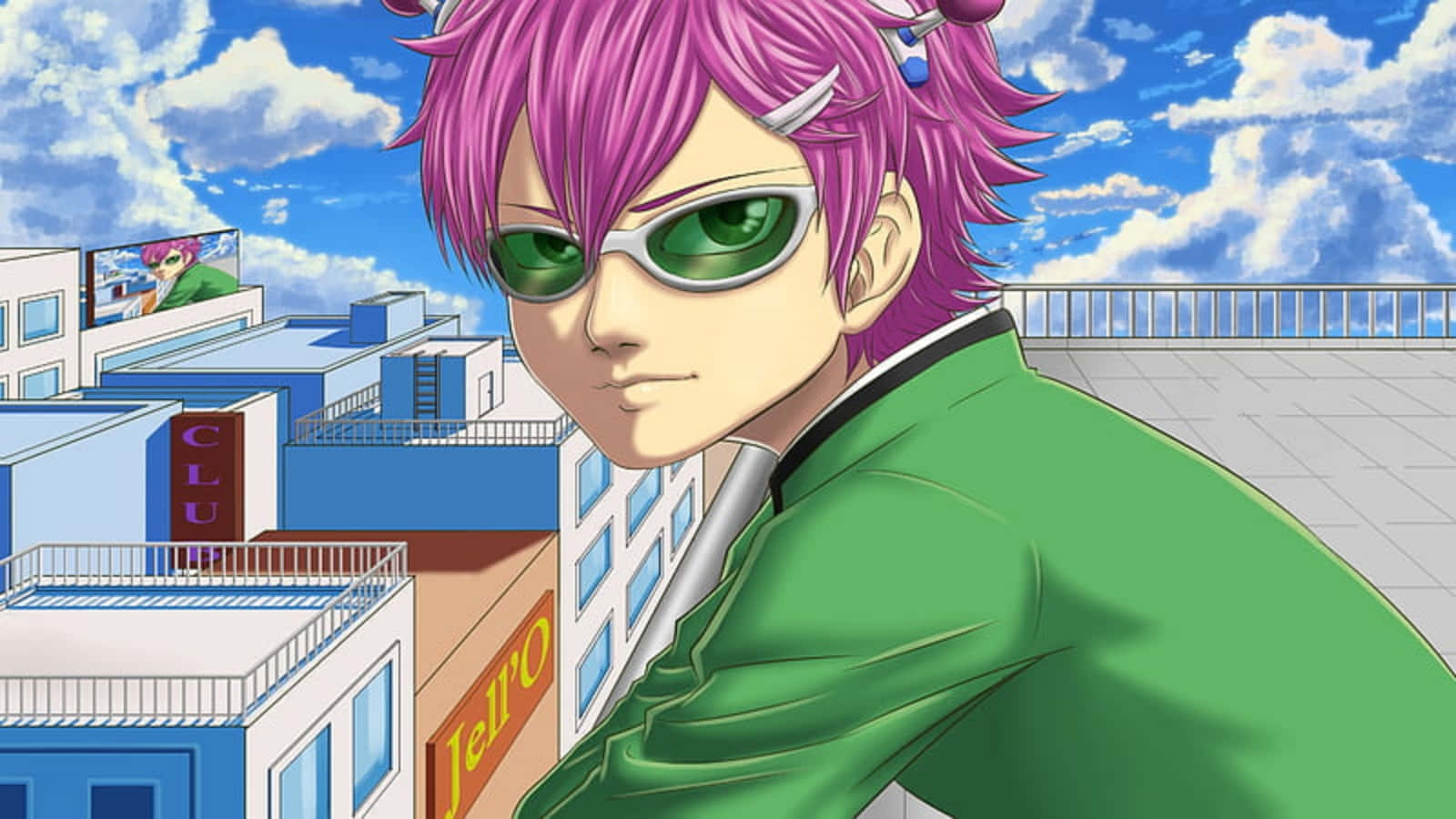 The Disastrous Life Of Saiki K, Saiki K, pink hair, HD Desktop Wallpaper