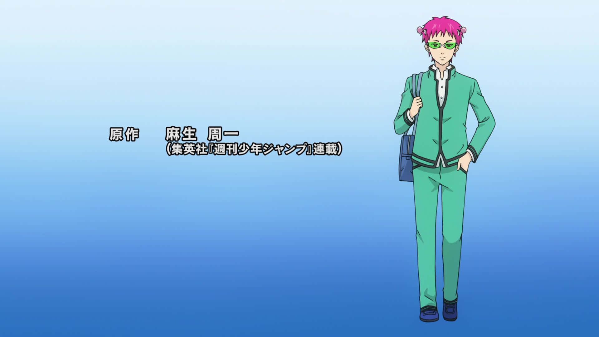 The Disastrous Life Of Saiki K, Saiki K, pink-haired anime boy, Full HD Desktop Wallpaper