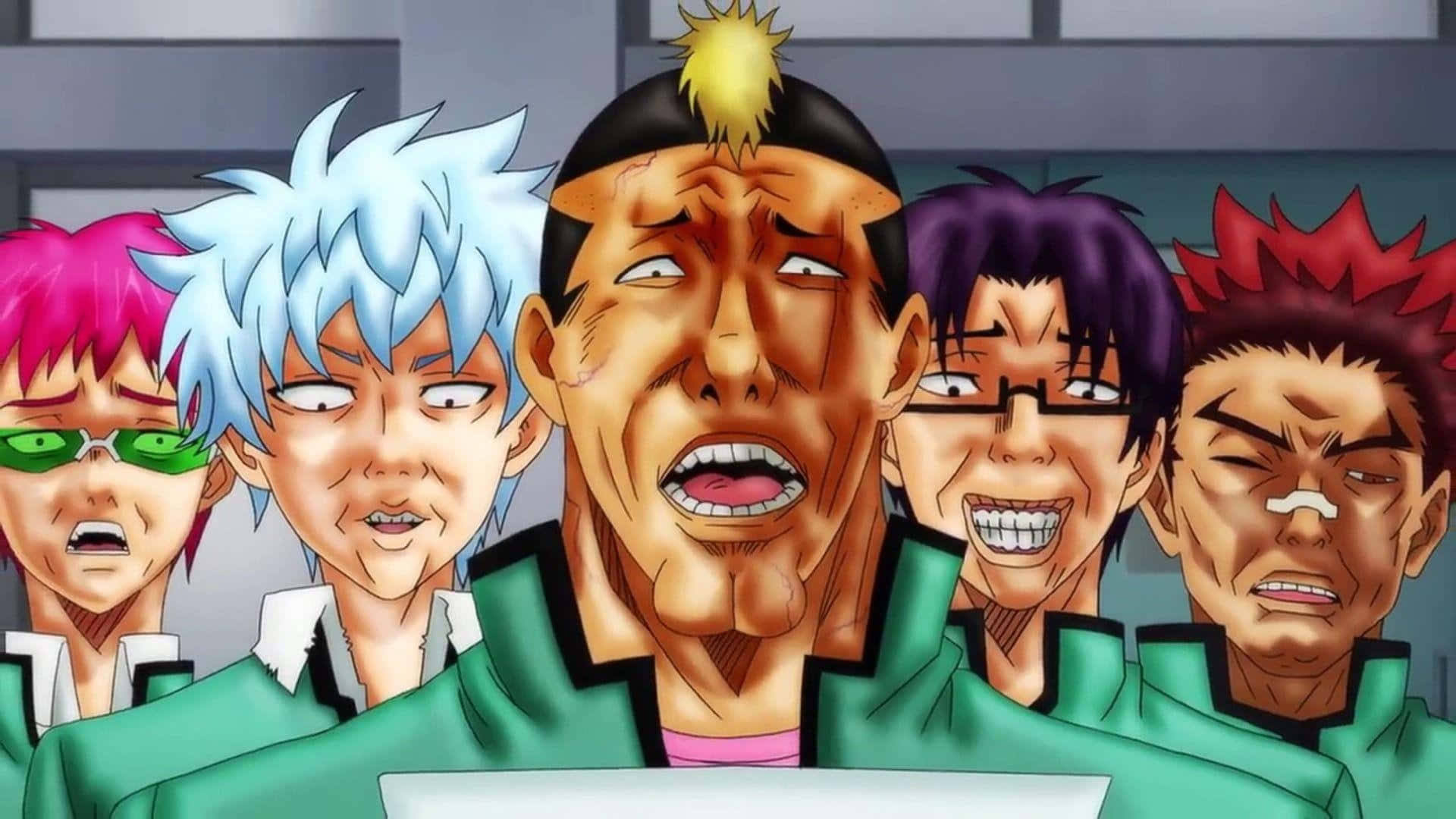 The Disastrous Life Of Saiki K, Saiki K, green uniforms, Full HD Desktop Wallpaper