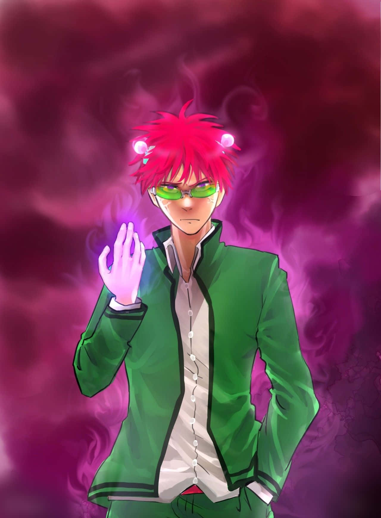 The Disastrous Life Of Saiki K, Saiki K, green jacket, HD Phone Wallpaper