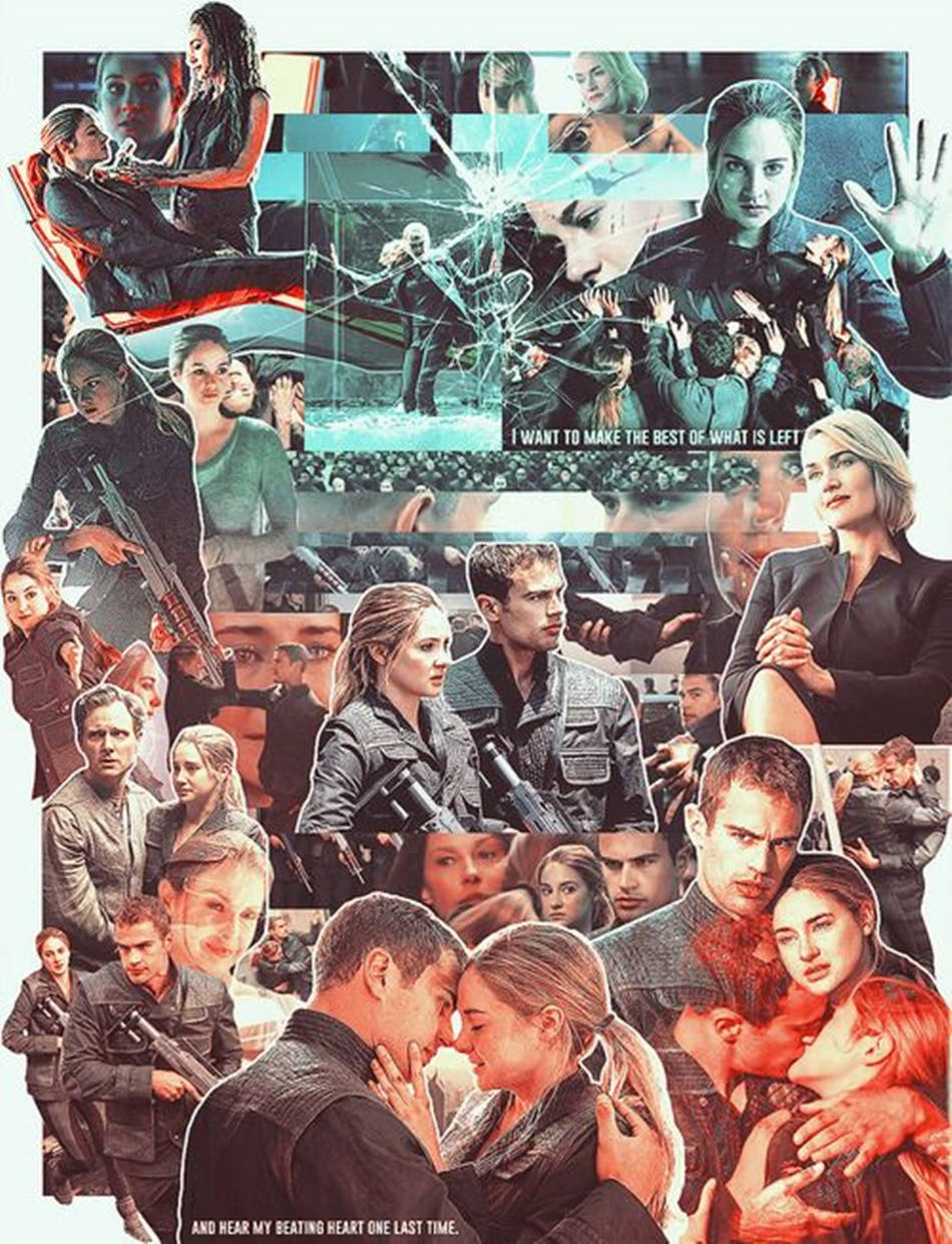 The Divergent Series, sci-fi thriller, armed figures, SD Phone Wallpaper