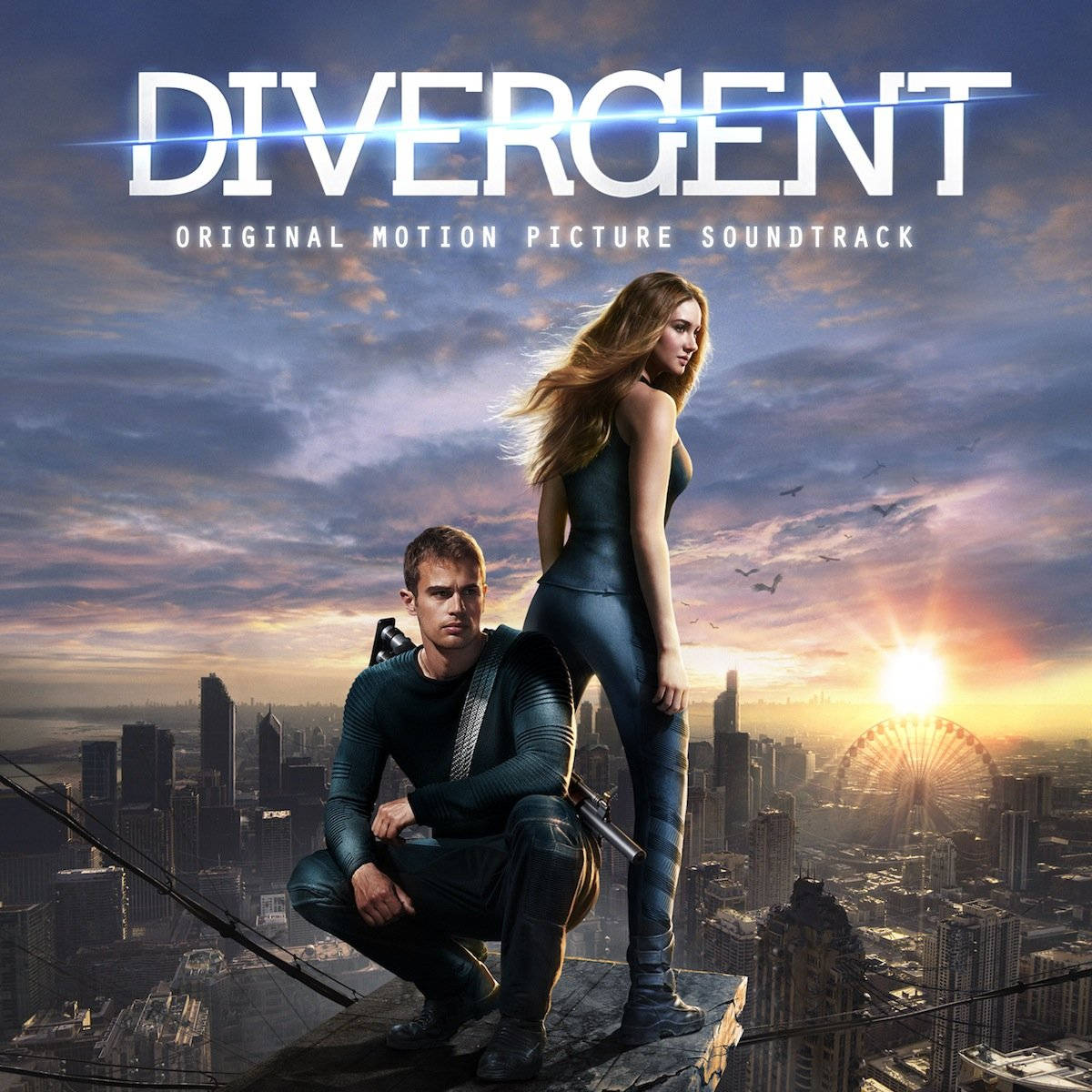 The Divergent Series, original movie soundtrack, skyscraper rooftop, SD Desktop Wallpaper