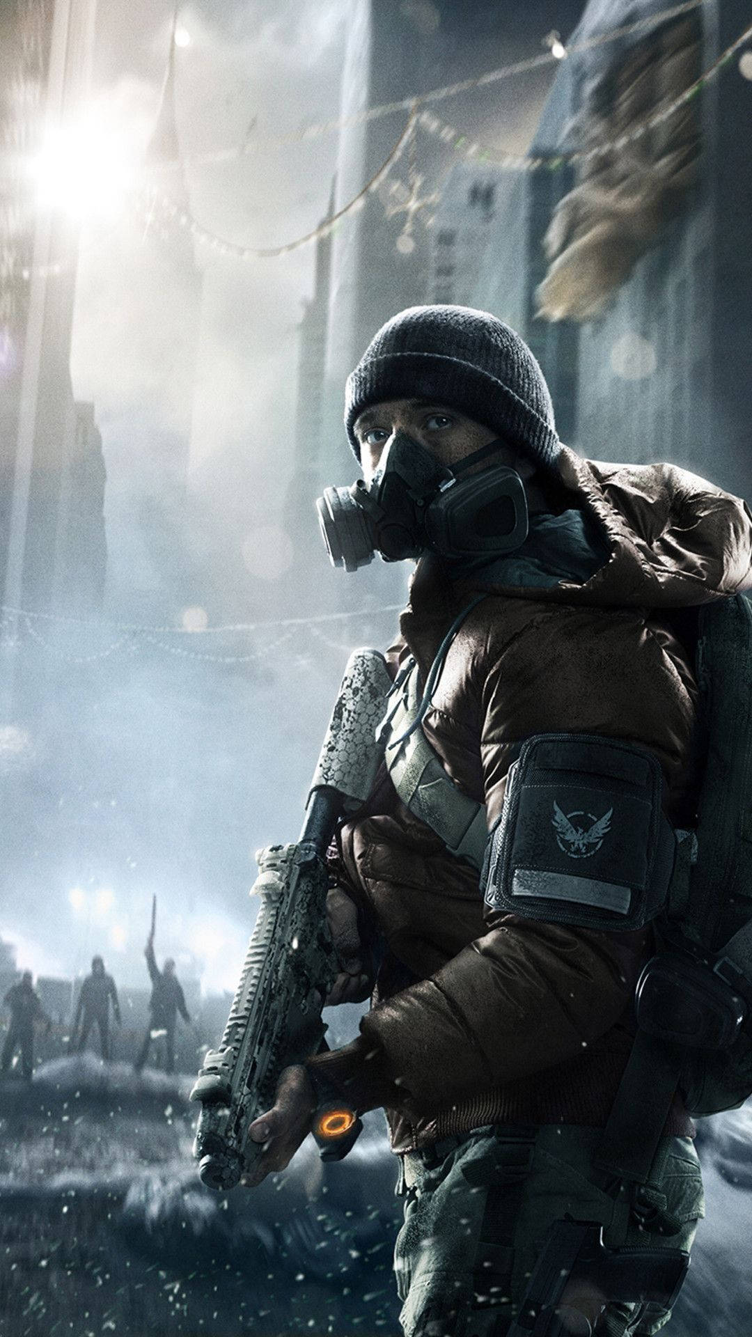 The Division 2 Phone, gas mask, winter gear, Full HD Phone Wallpaper