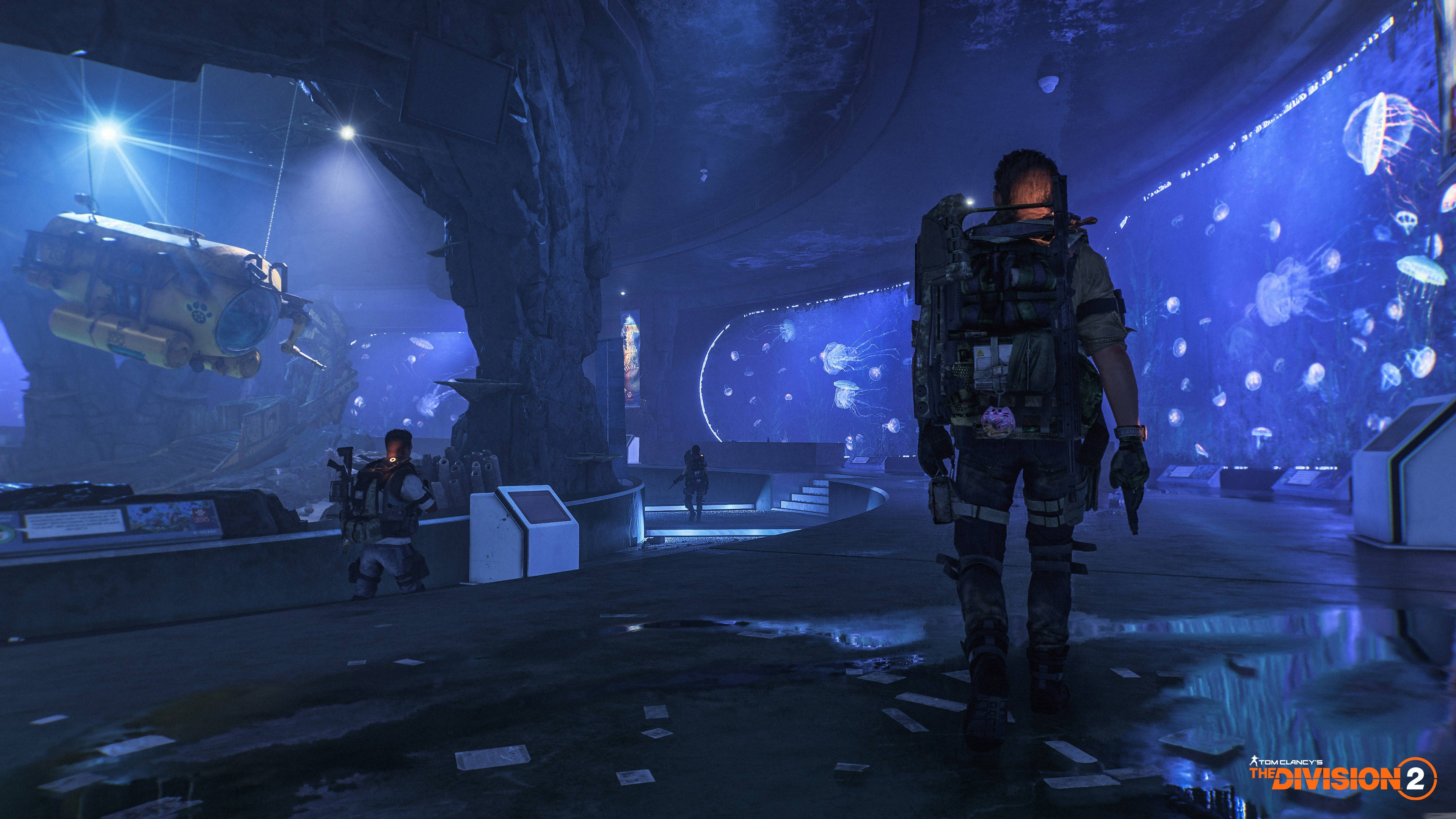 The Division 4K, purple, flooded, 4K Desktop Wallpaper