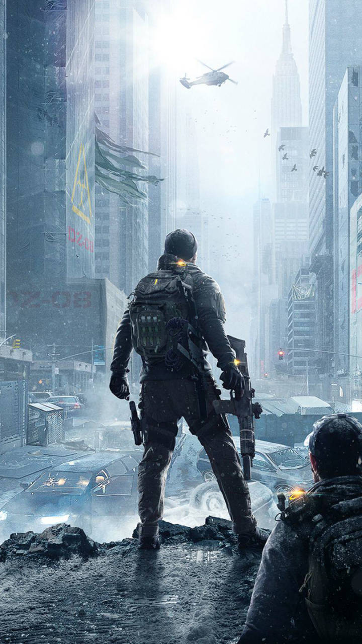 The Division, soldier, rubble, HD Phone Wallpaper