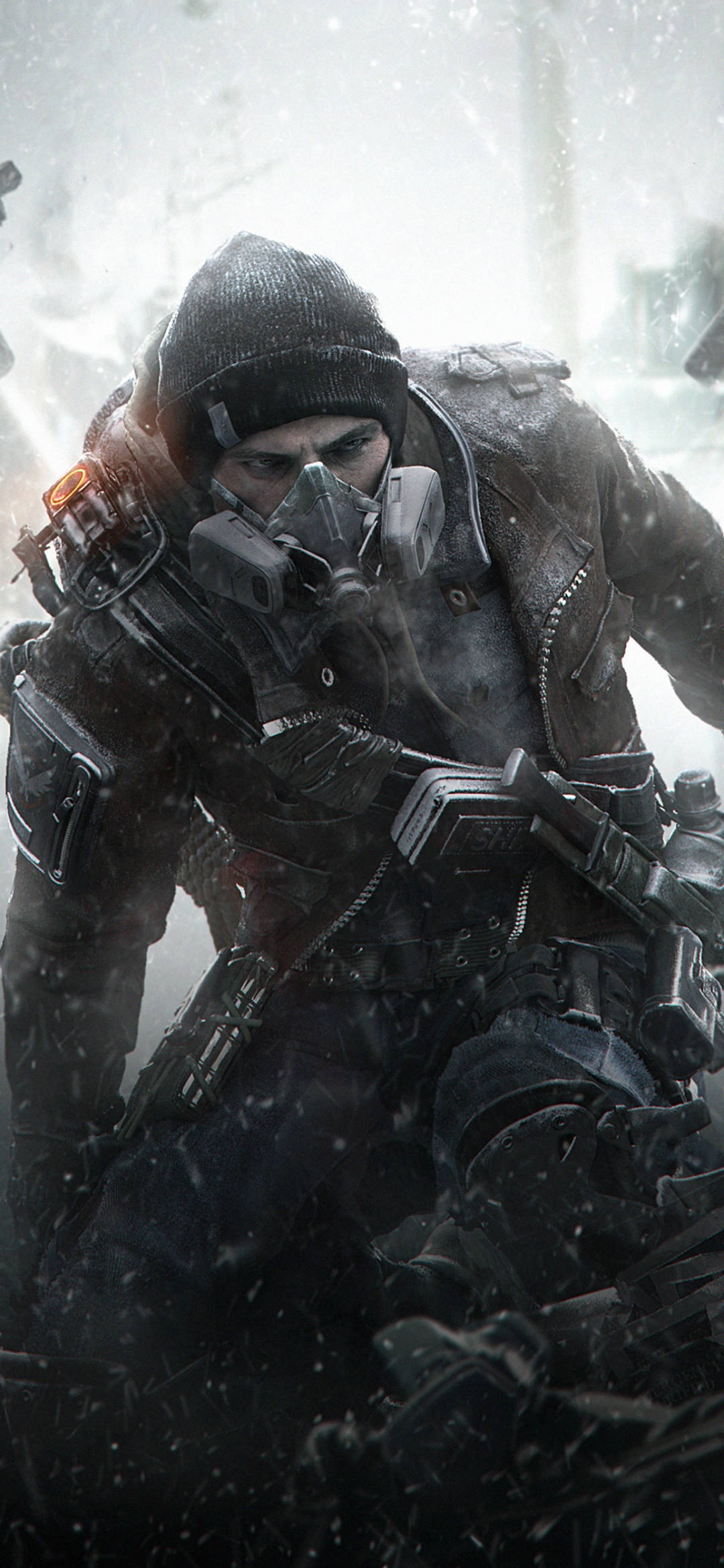 The Division Phone, tactical gear, gas mask, Full HD Phone Wallpaper