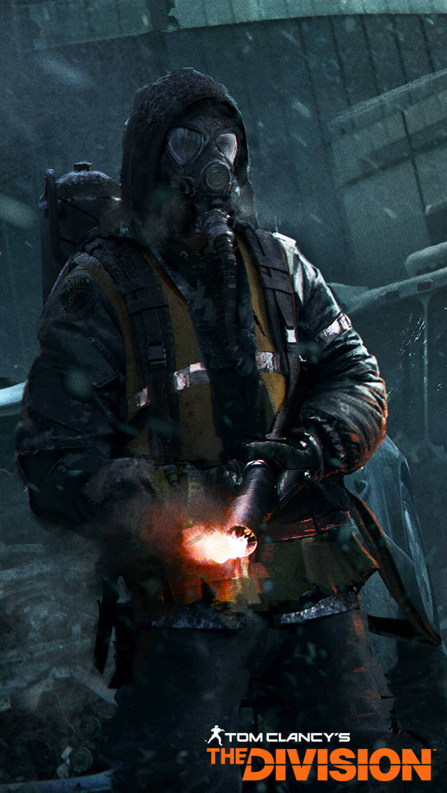 The Division Phone, gas mask, tactical gear, SD Phone Wallpaper