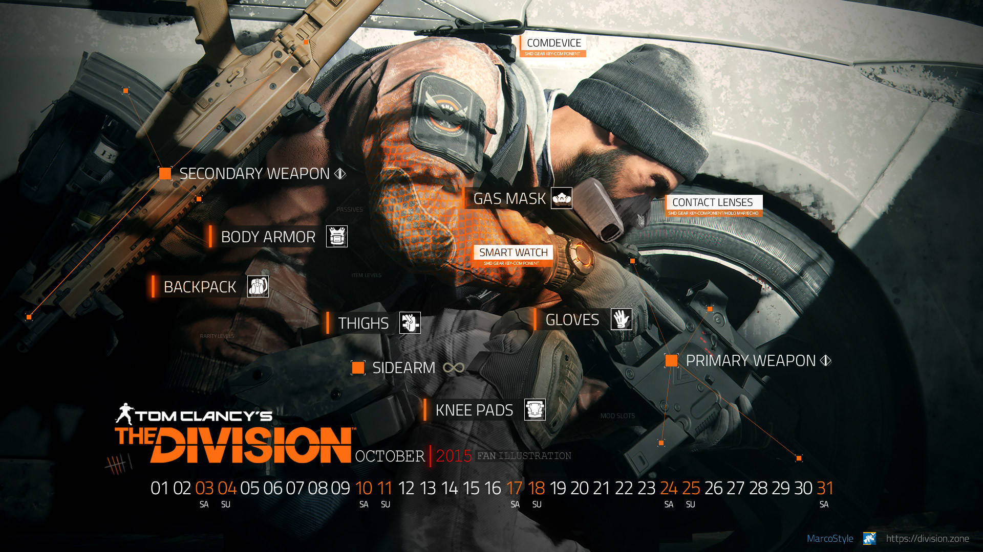 The Division, 4K soldier, tactical soldier in full gear, Full HD Desktop Wallpaper