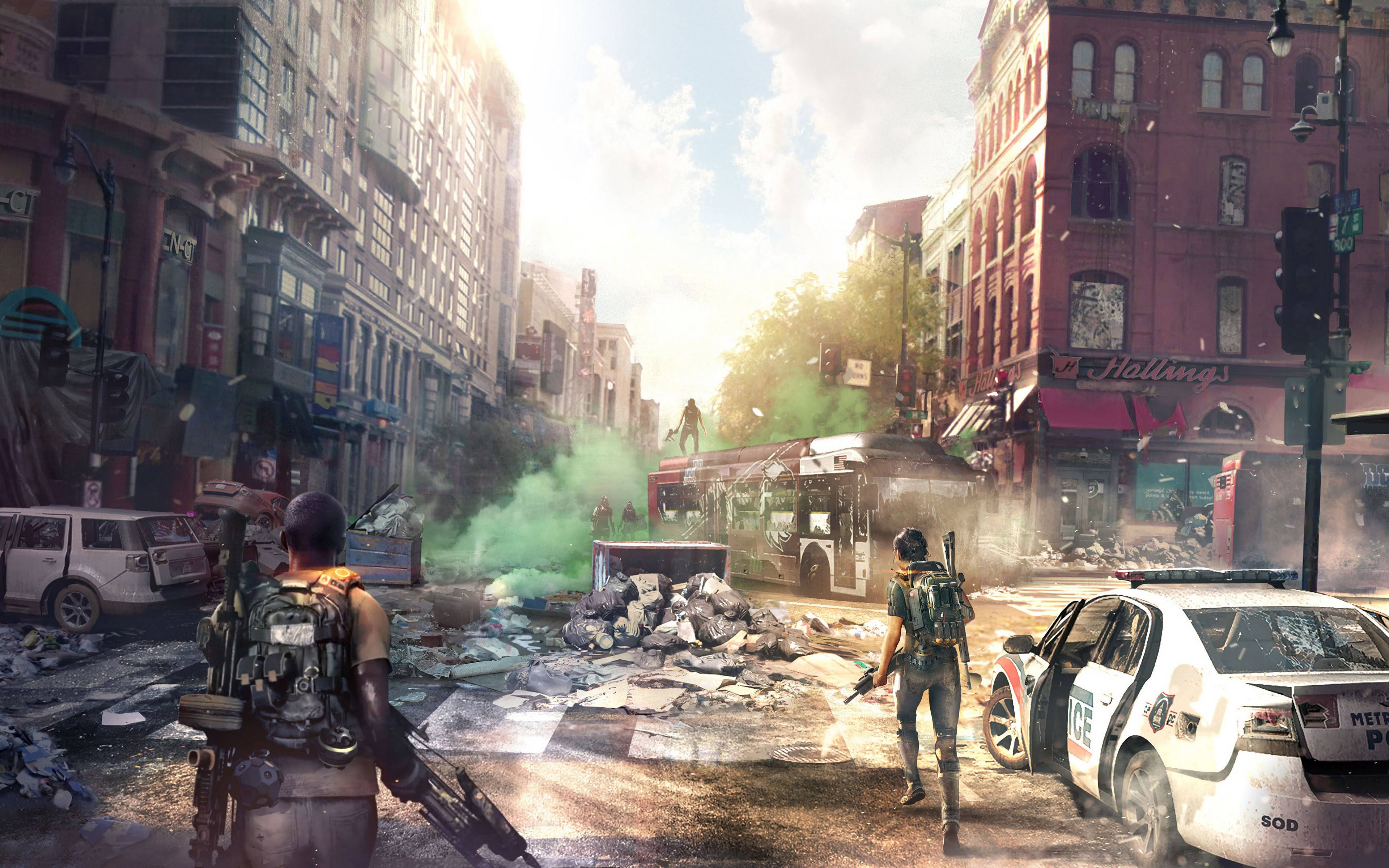 The Division, 4K, soldiers, 4K Desktop Wallpaper
