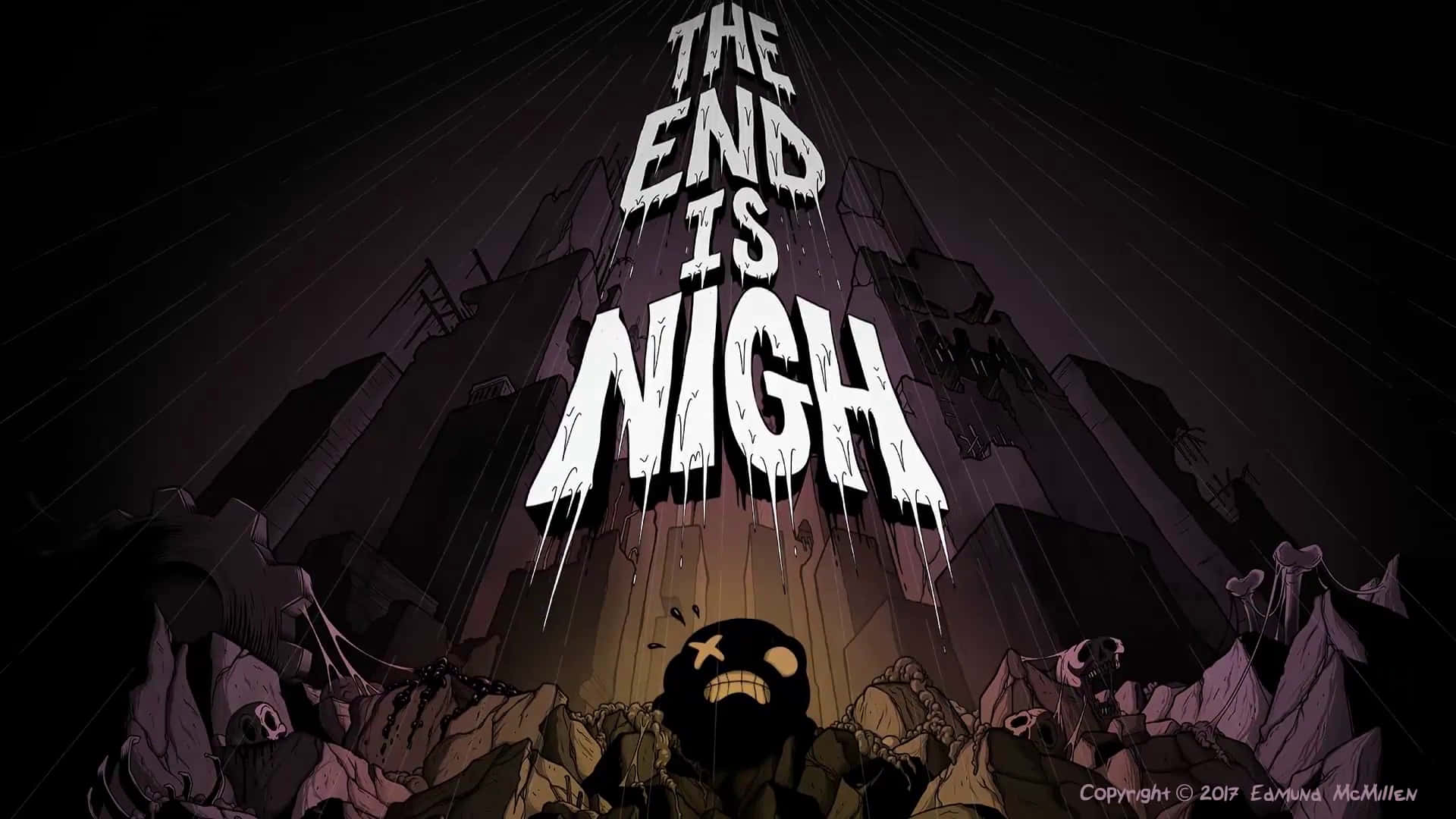 The End, THE END IS NIGH, crumbling cityscape, Full HD Desktop Wallpaper