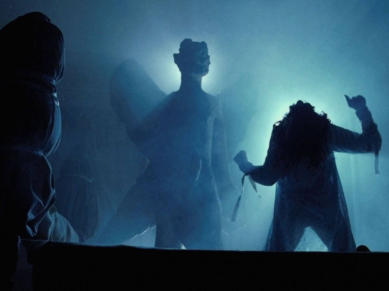 The Exorcist, blue, black, HD Desktop Wallpaper