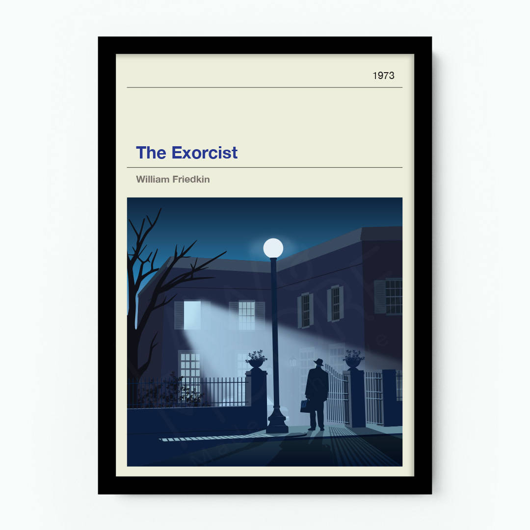 The Exorcist, streetlamp, dark house, SD Desktop Wallpaper