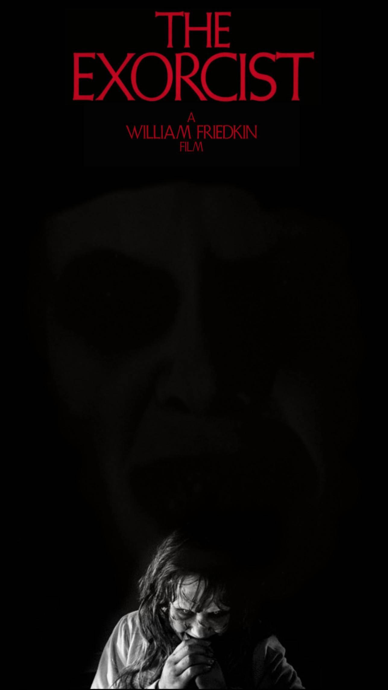 The Exorcist, horror film, terrified girl, Full HD Phone Wallpaper