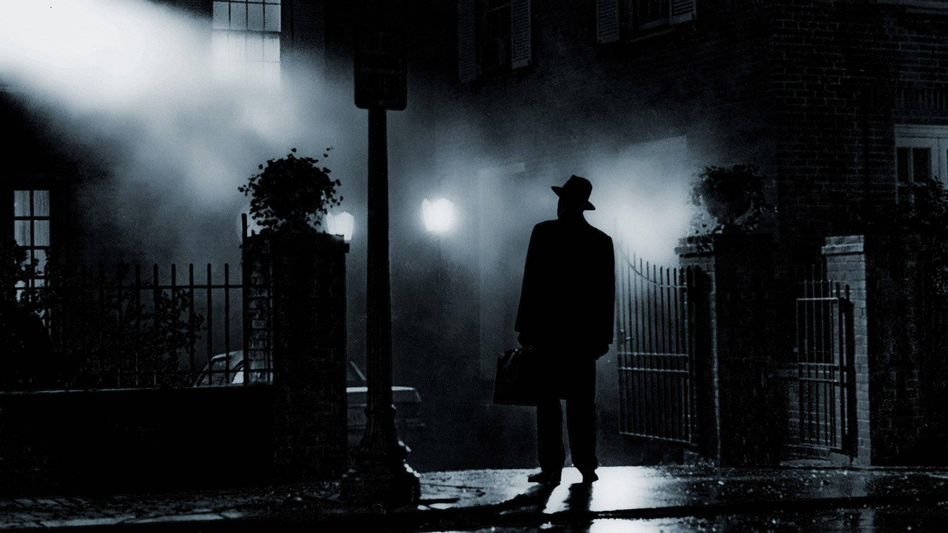 The Exorcist, fedora, trench coat, Full HD Desktop Wallpaper