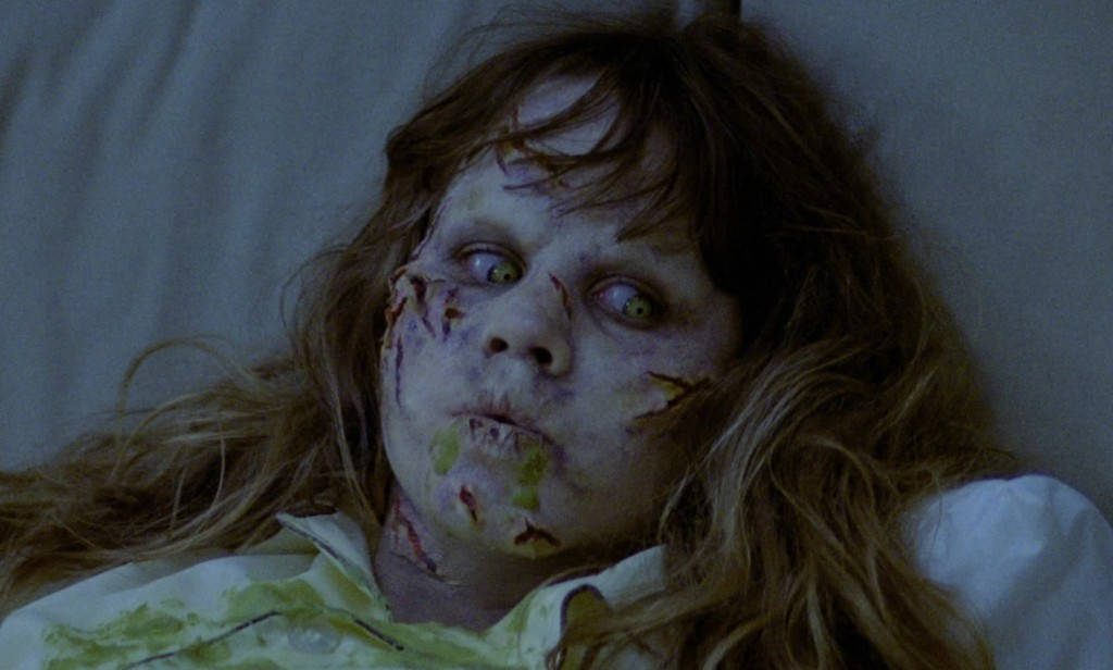 The Exorcist, possessed, pale young girl, SD Desktop Wallpaper