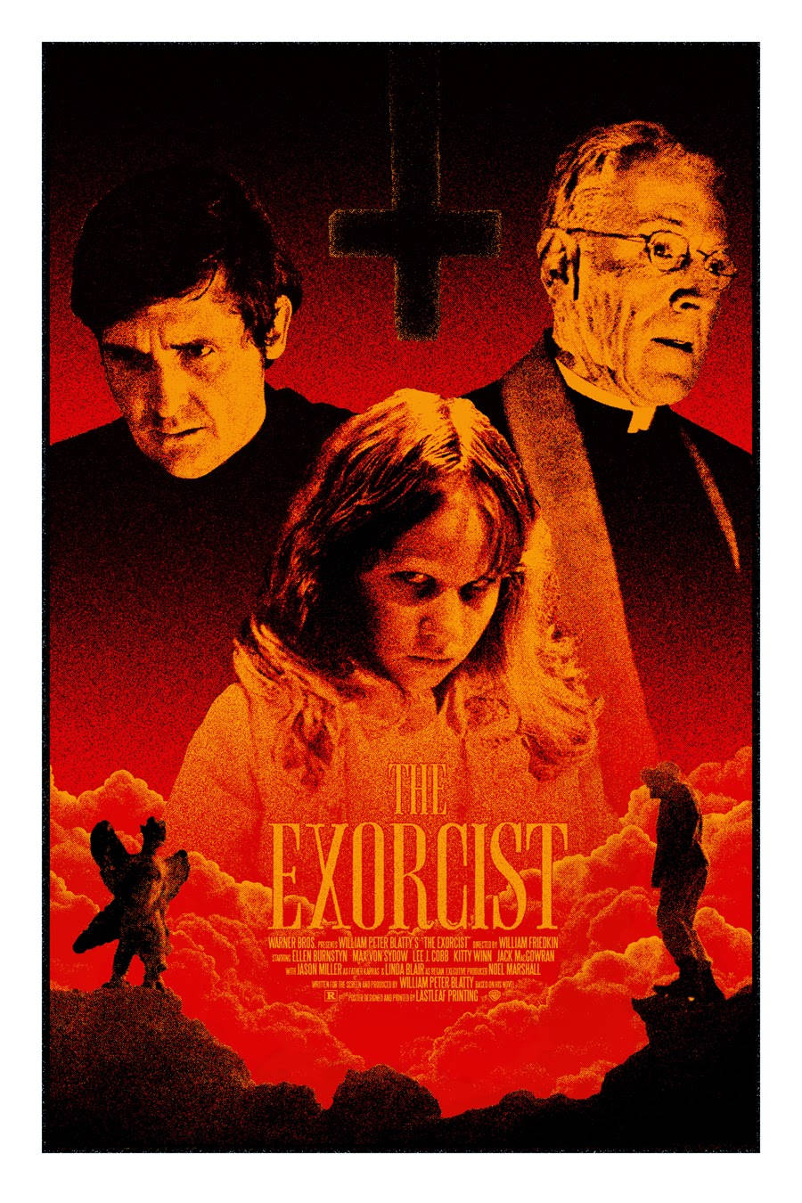 The Exorcist, inverted cross, young girl, HD Phone Wallpaper