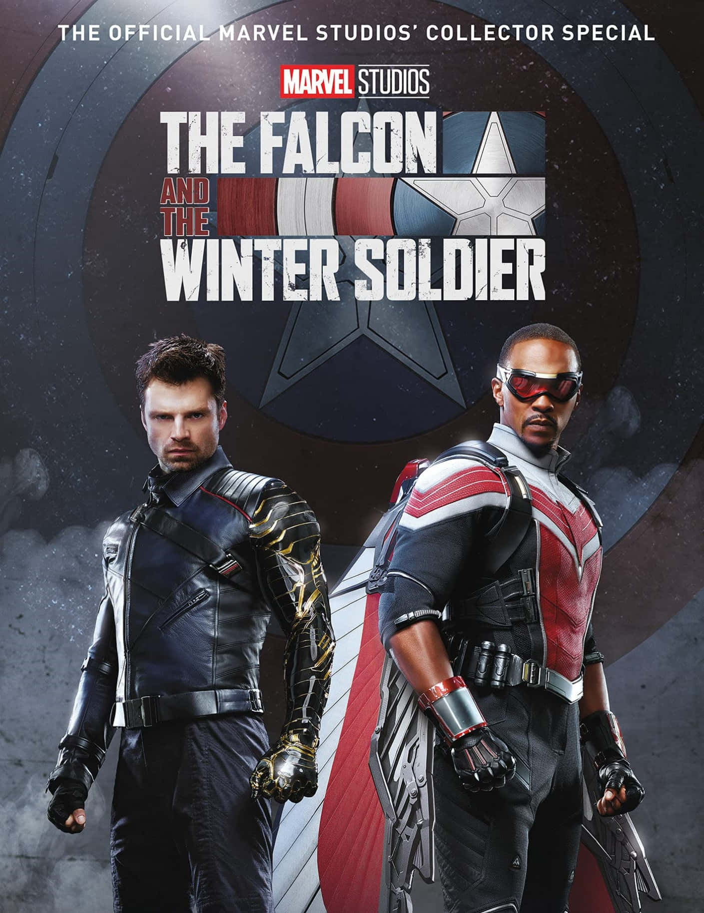 The Falcon and the Winter Soldier, shield emblem, cinematic poster, HD Phone Wallpaper
