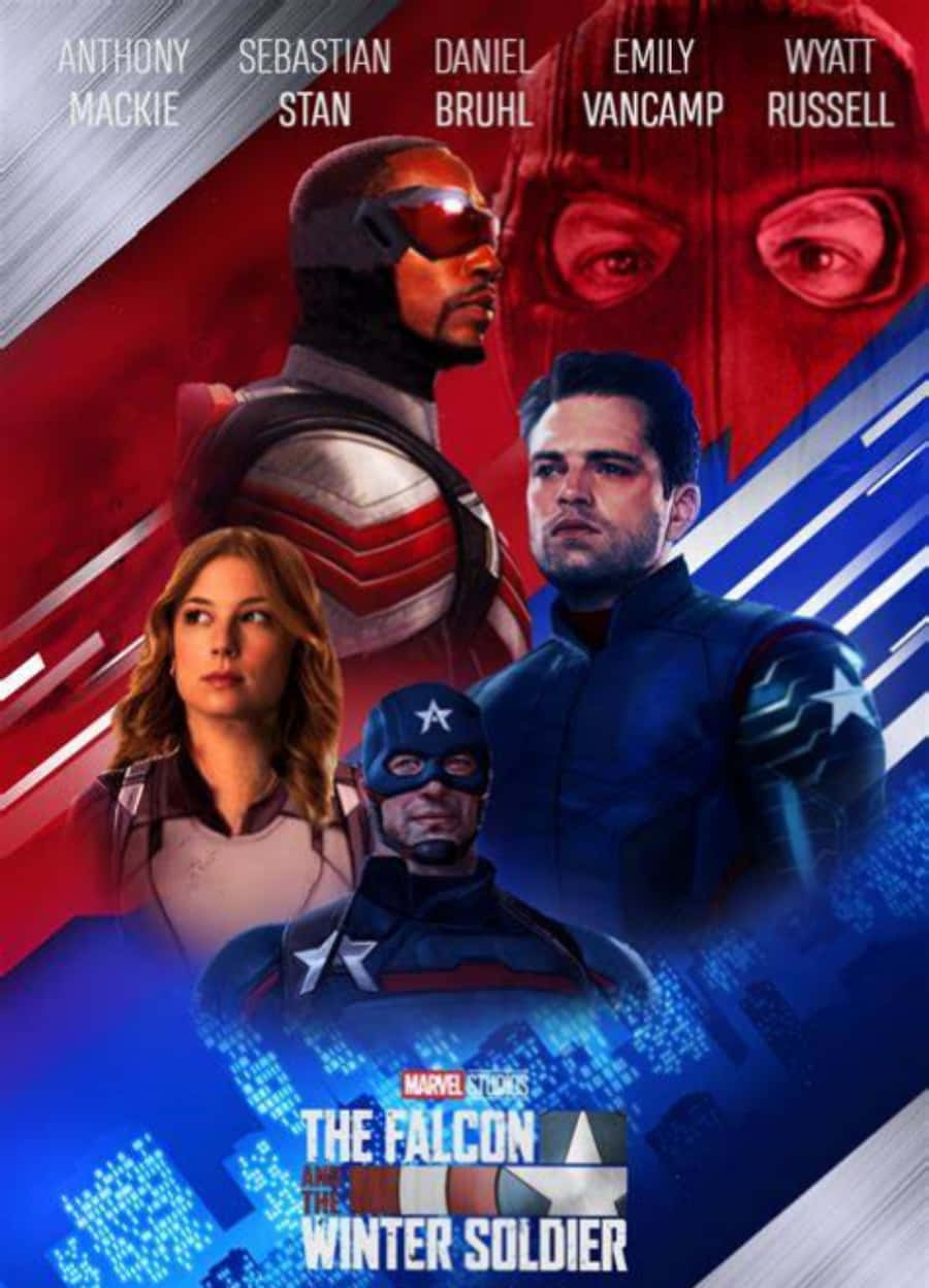 The Falcon and the Winter Soldier, Falcon, Winter Soldier, SD Phone Wallpaper