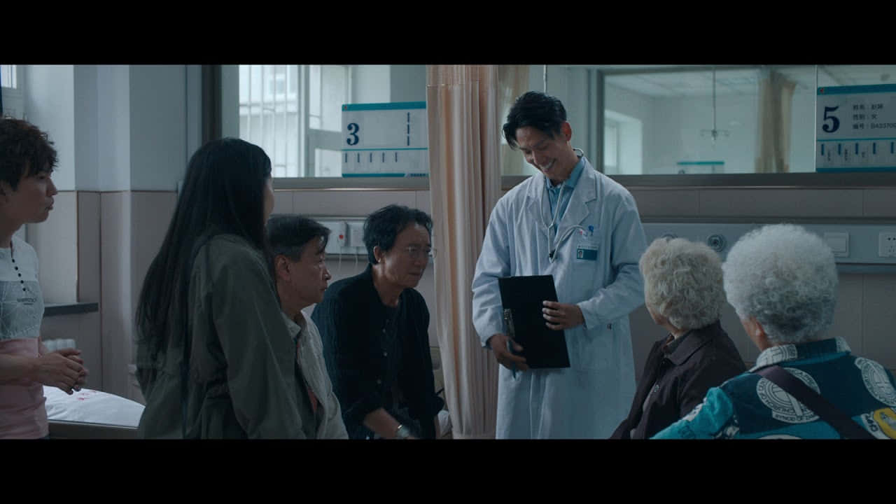 The Farewell, hospital waiting room, white coat, HD Desktop Wallpaper