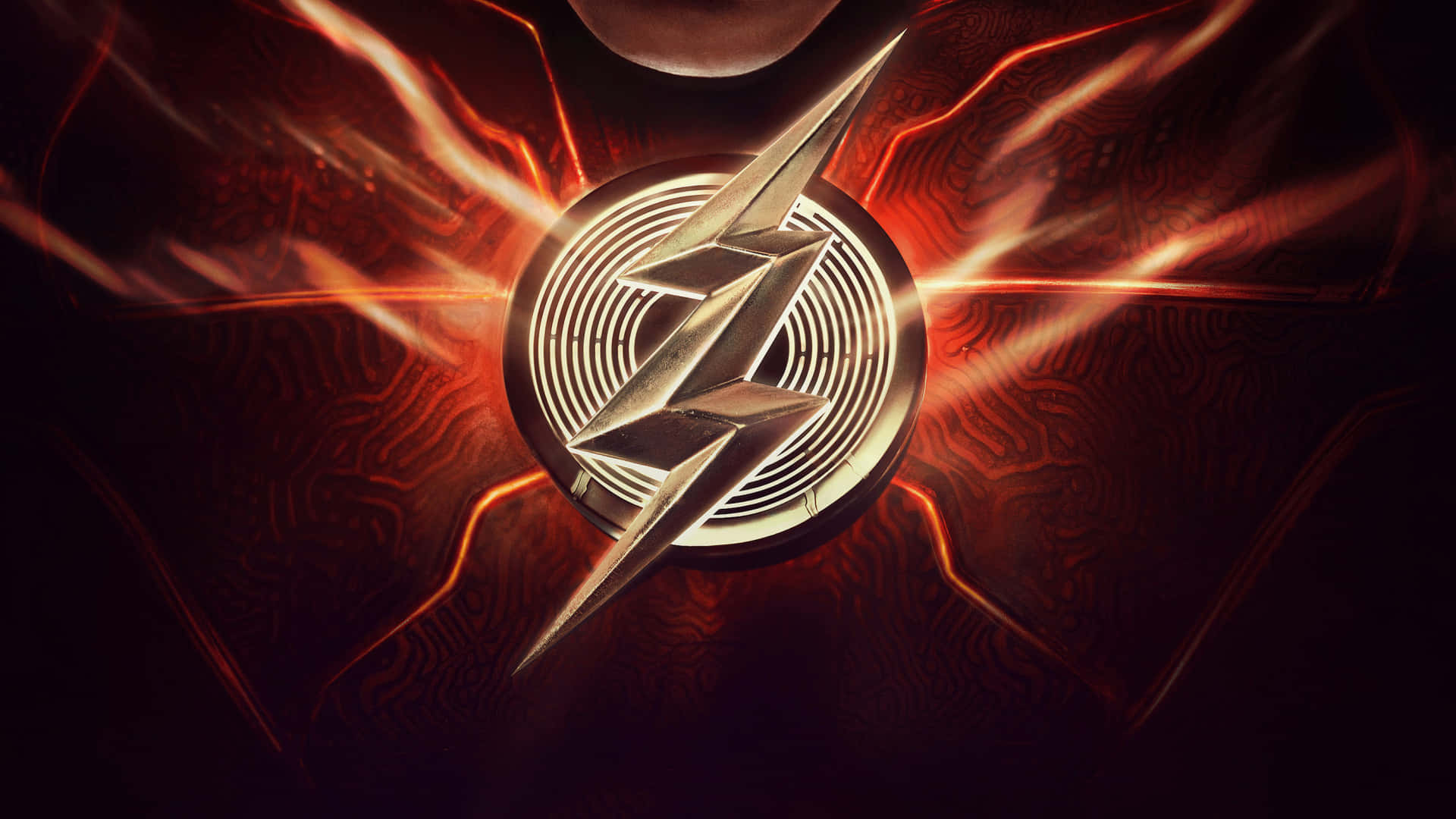 The Flash, emblem, lightning bolt, Full HD Desktop Wallpaper