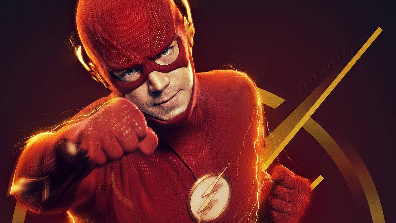 The Flash, red suit, lightning effects, HD Desktop Wallpaper