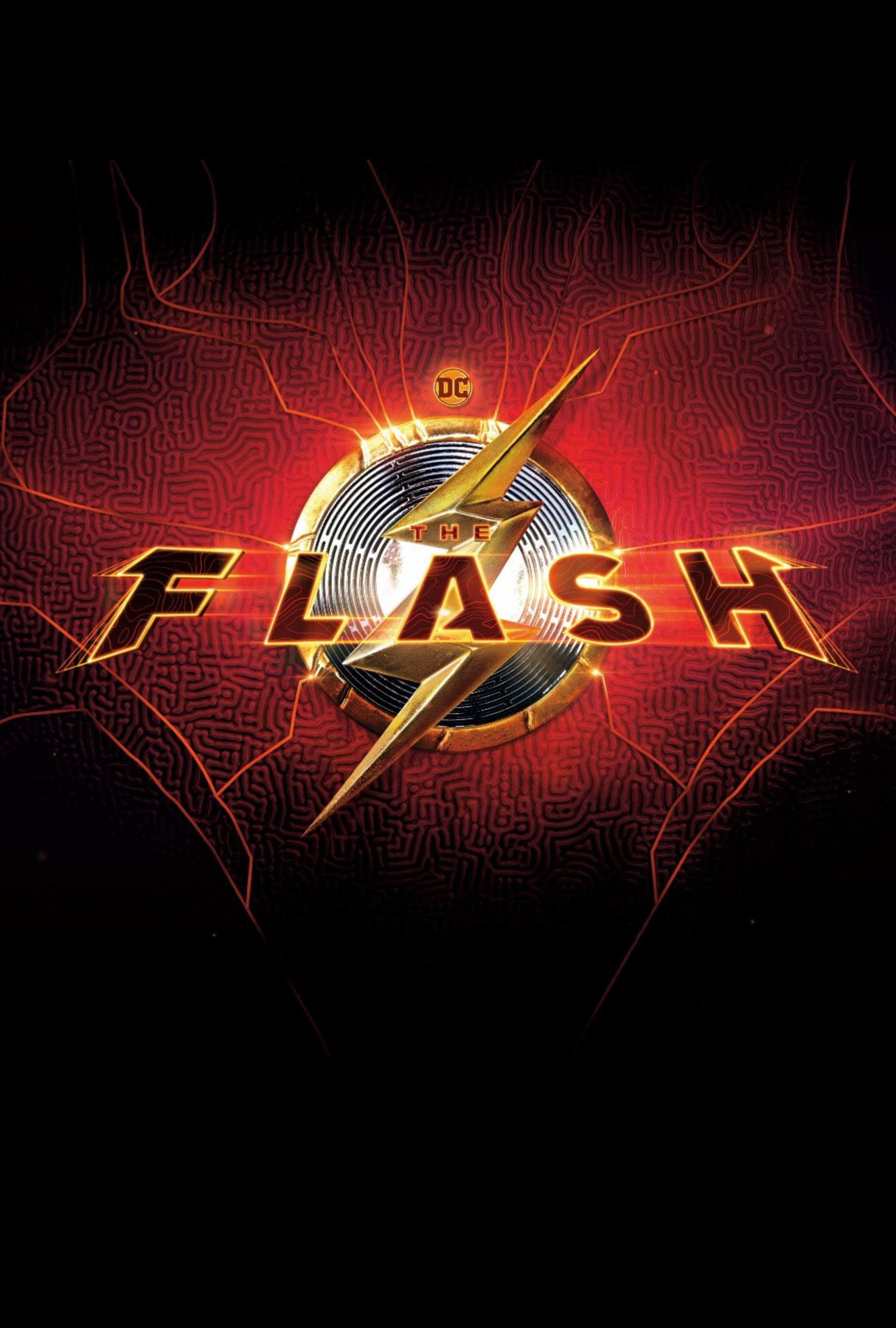 The Flash, red and gold Flash logo, lightning bolt, 4K Phone Wallpaper