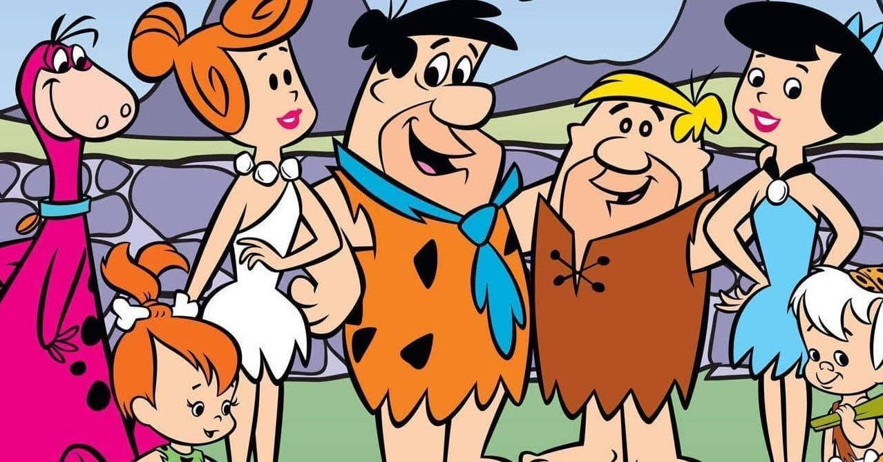 The Flintstones, Classic cartoon family, stone age outfits, SD Desktop Wallpaper