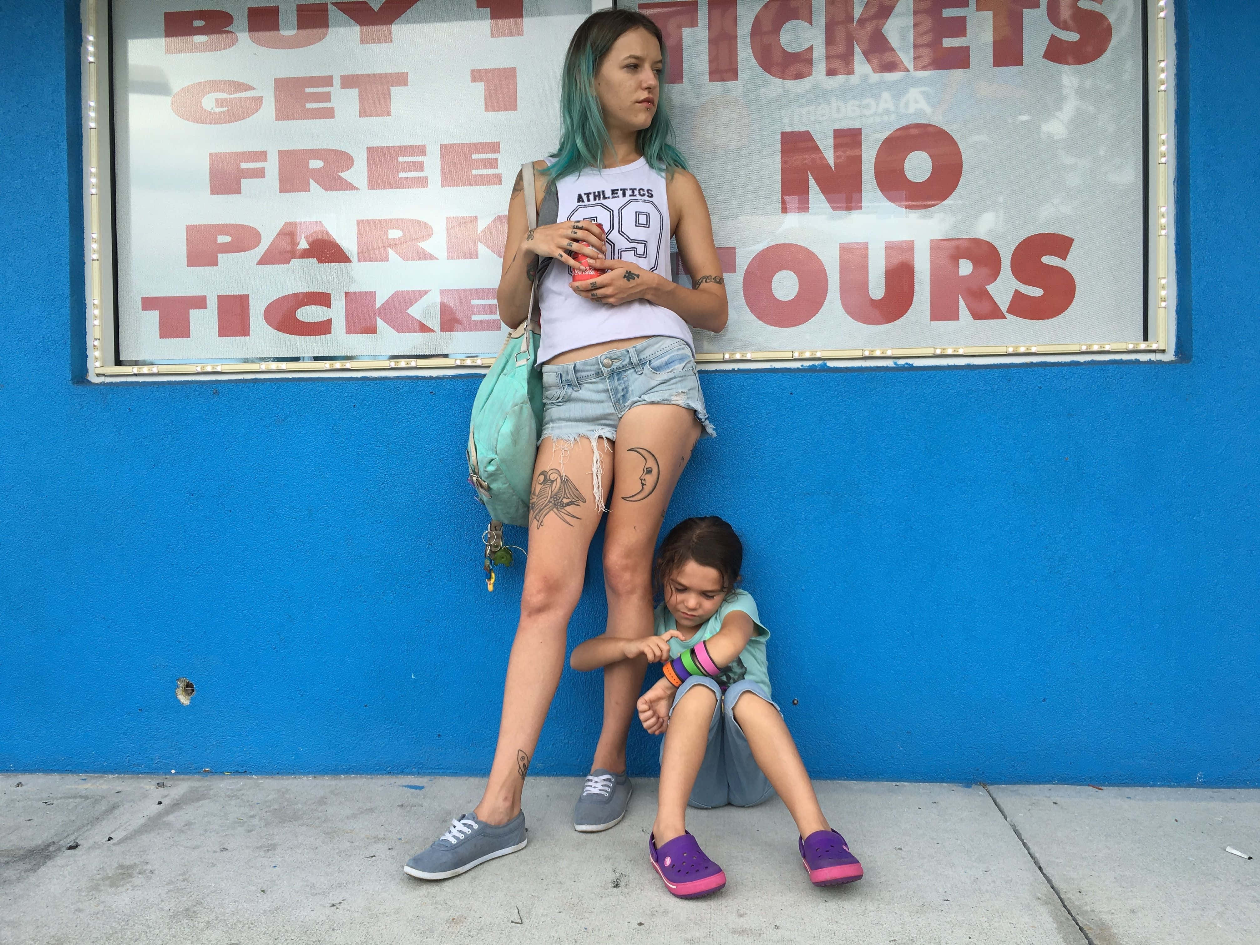 Florida Project, teal hair, child, 4K Desktop Wallpaper