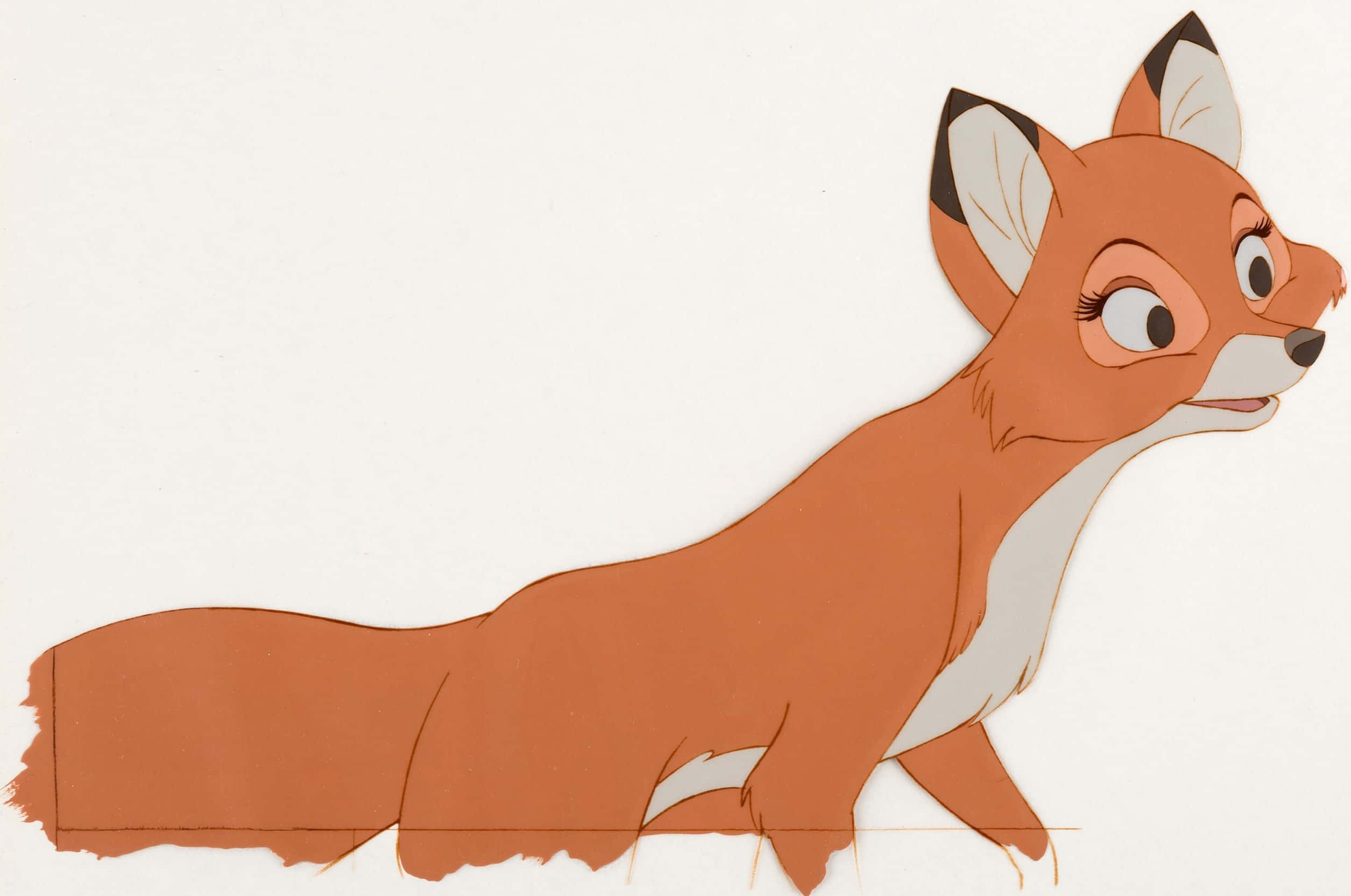 The fox and the hound, fox, orange fur, Full HD Desktop Wallpaper