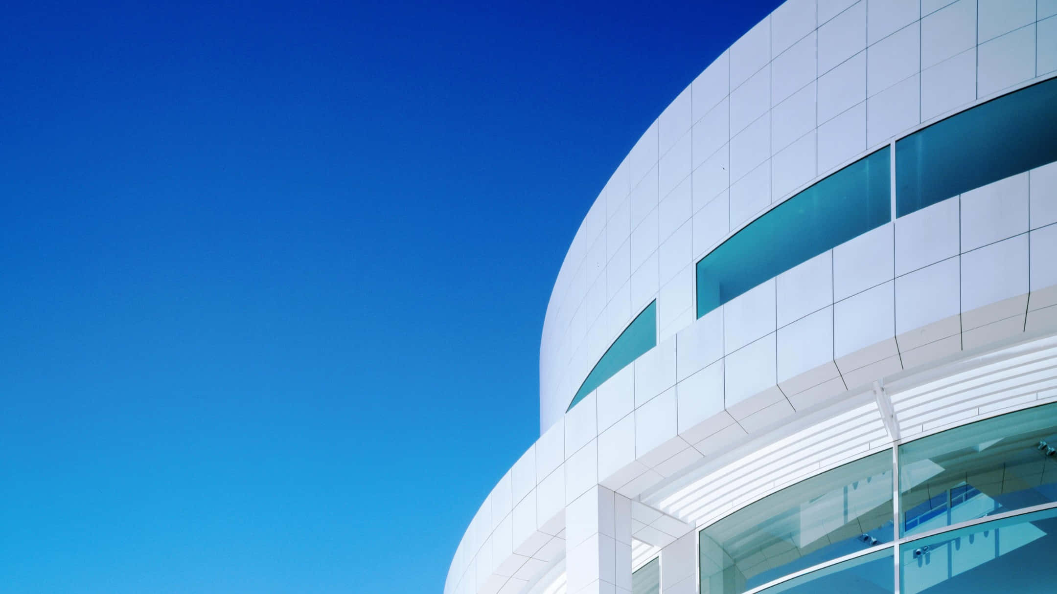Getty Center, architecture, blue sky, Full HD Desktop Wallpaper