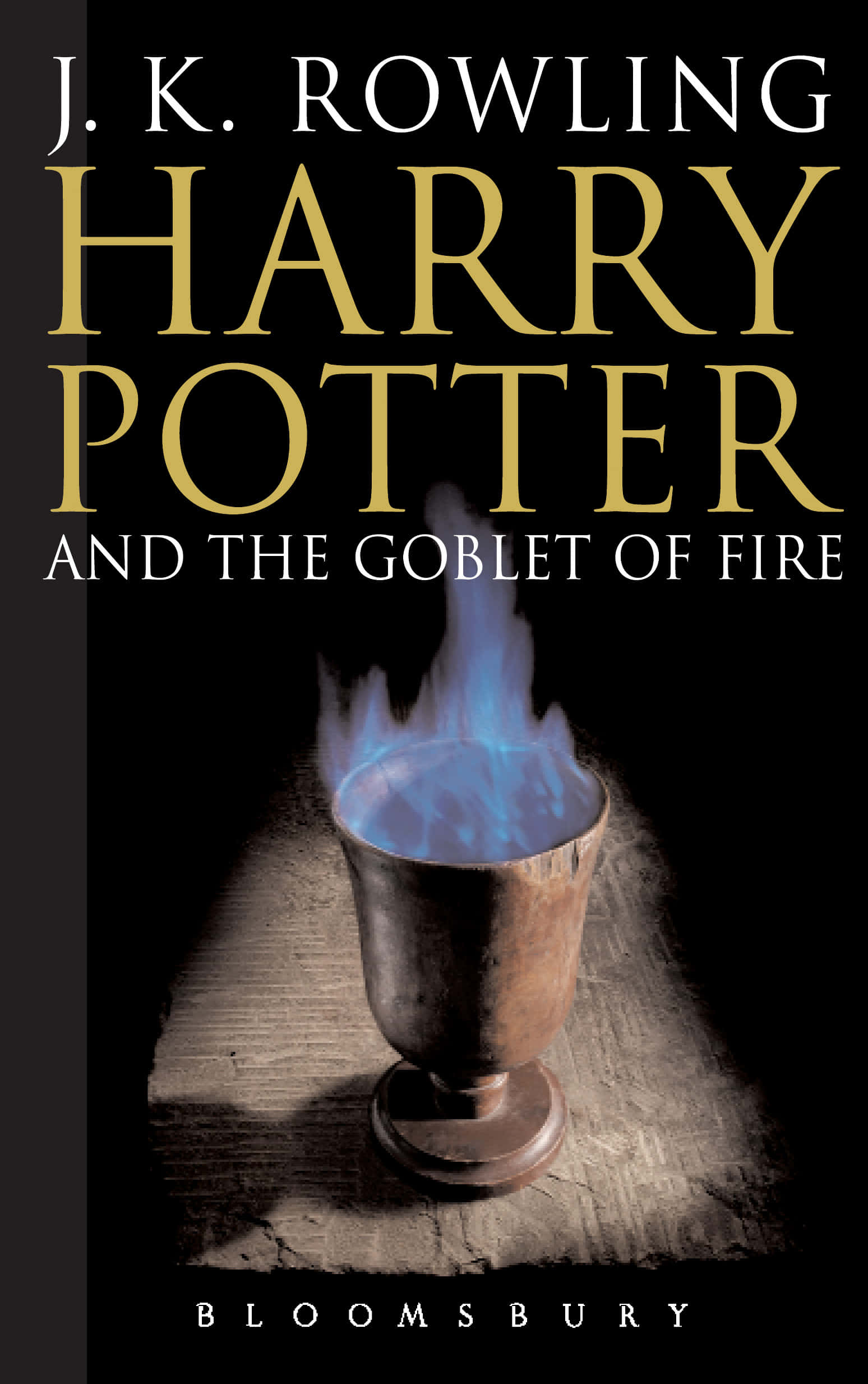 The Goblet Of Fire, blue flames, dark goblet, Full HD Phone Wallpaper