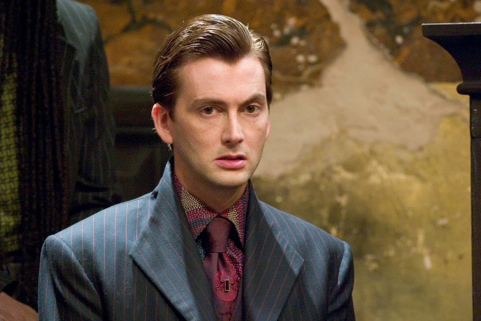 The Goblet Of Fire, pinstripe suit, patterned tie, HD Desktop Wallpaper
