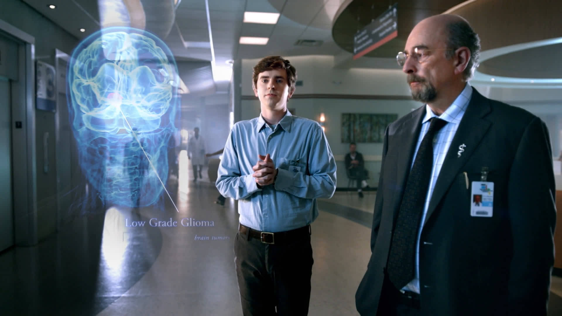 The Good Doctor, low grade glioma, holographic brain scan, Full HD Desktop Wallpaper