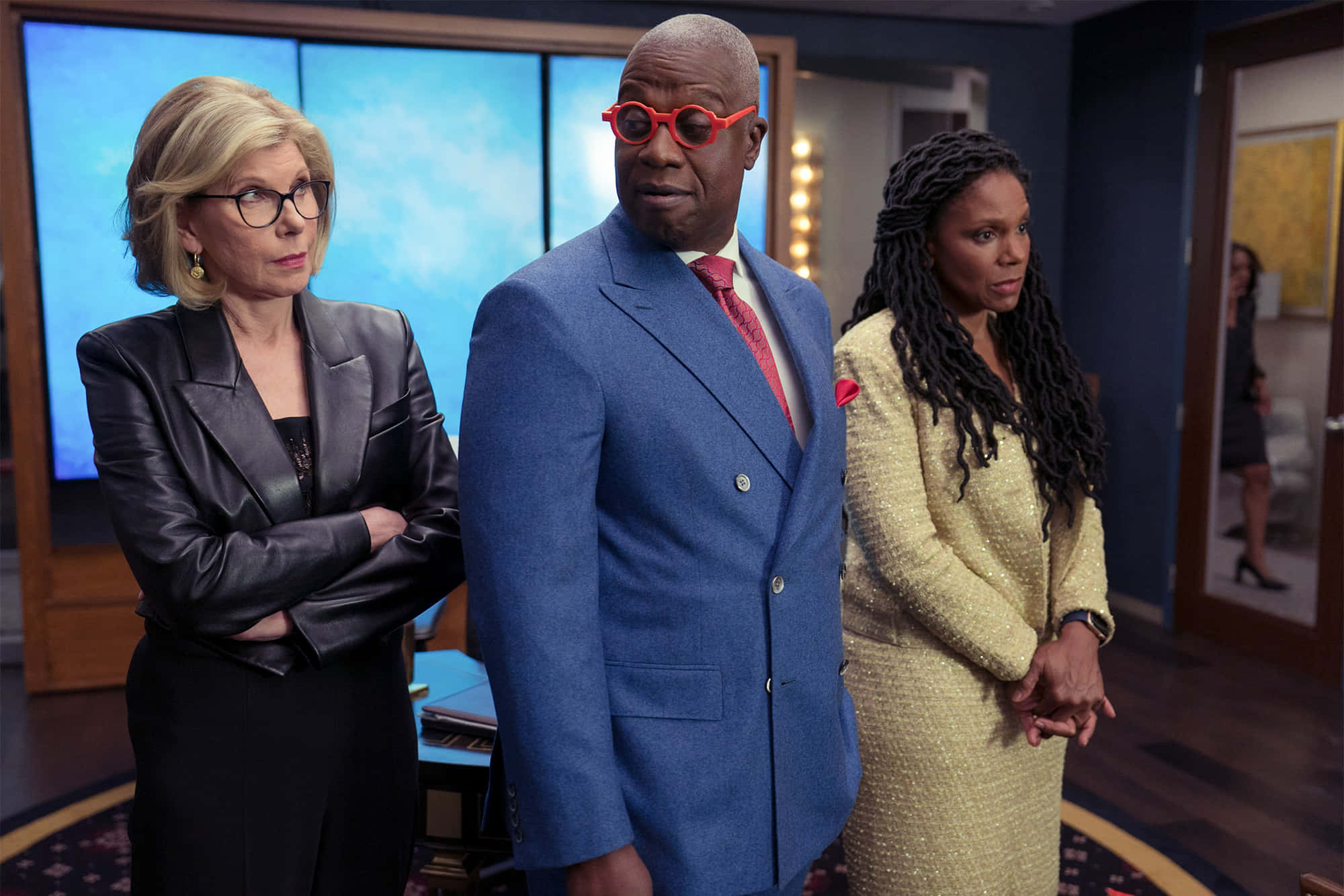 The Good Fight, casting office scene, studio, Full HD Desktop Wallpaper