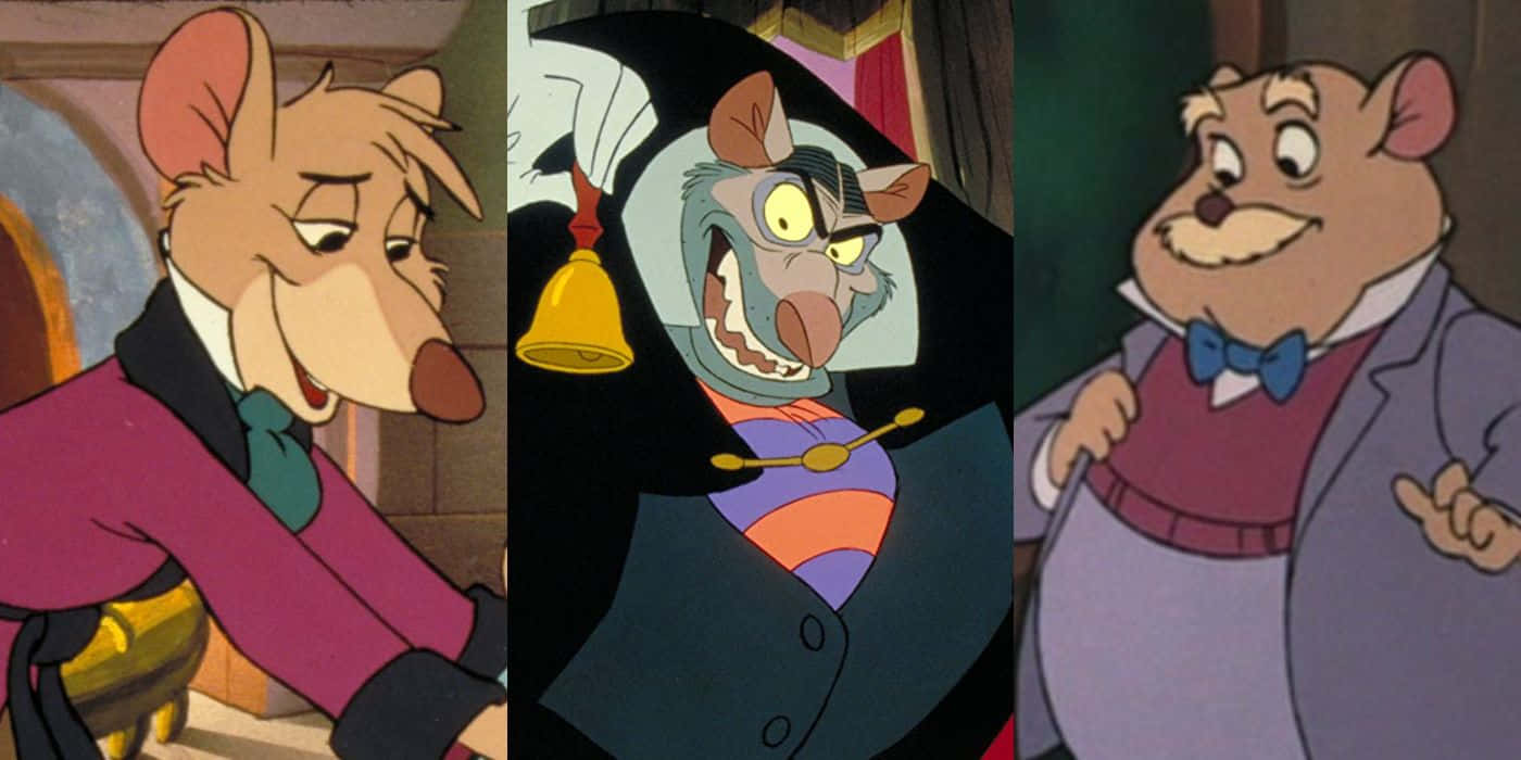 The Great Mouse Detective, sidekick, animated mouse characters, HD Desktop Wallpaper