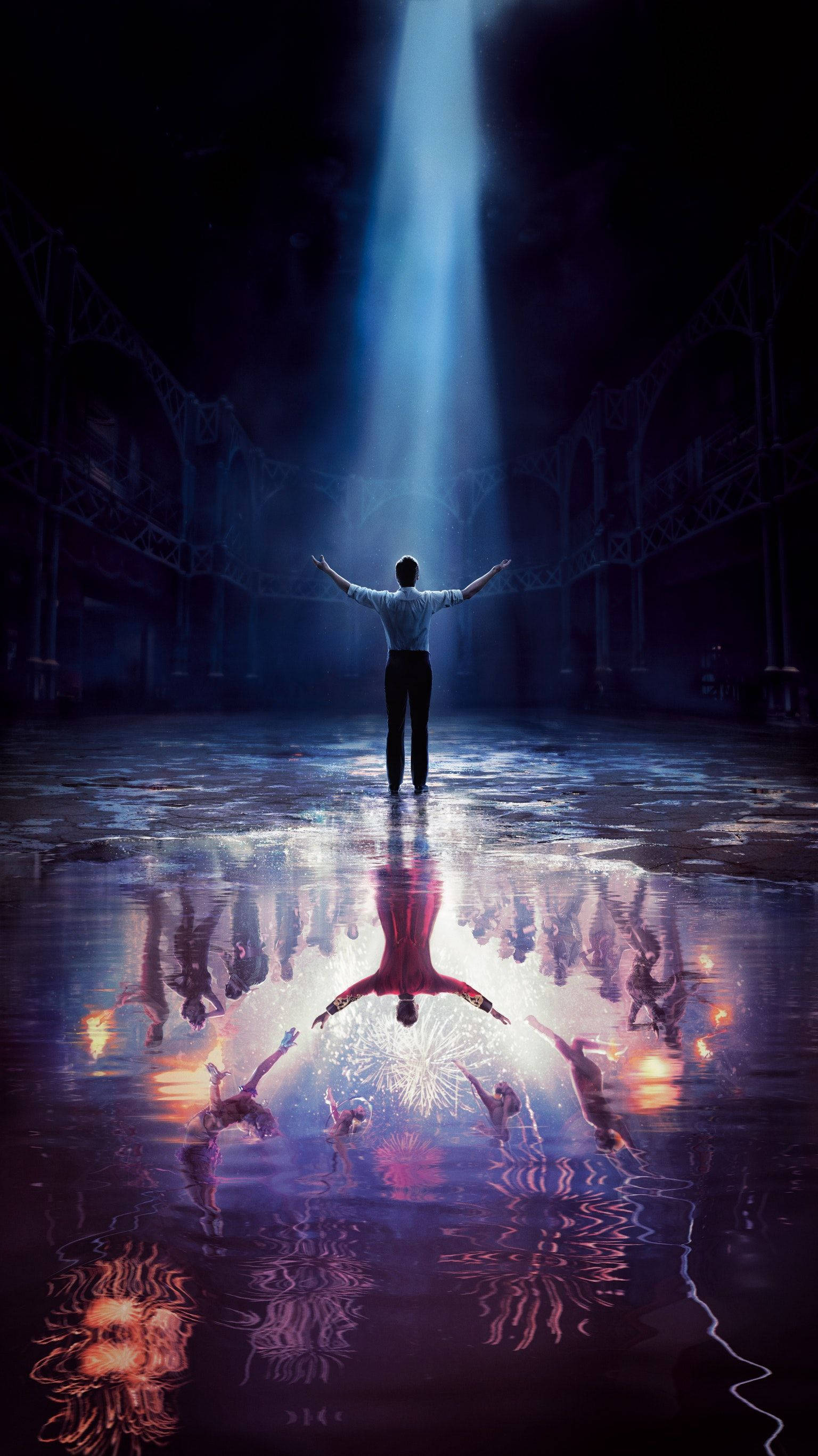 The Greatest Showman, theatre, divine beam of light, 2K Phone Wallpaper