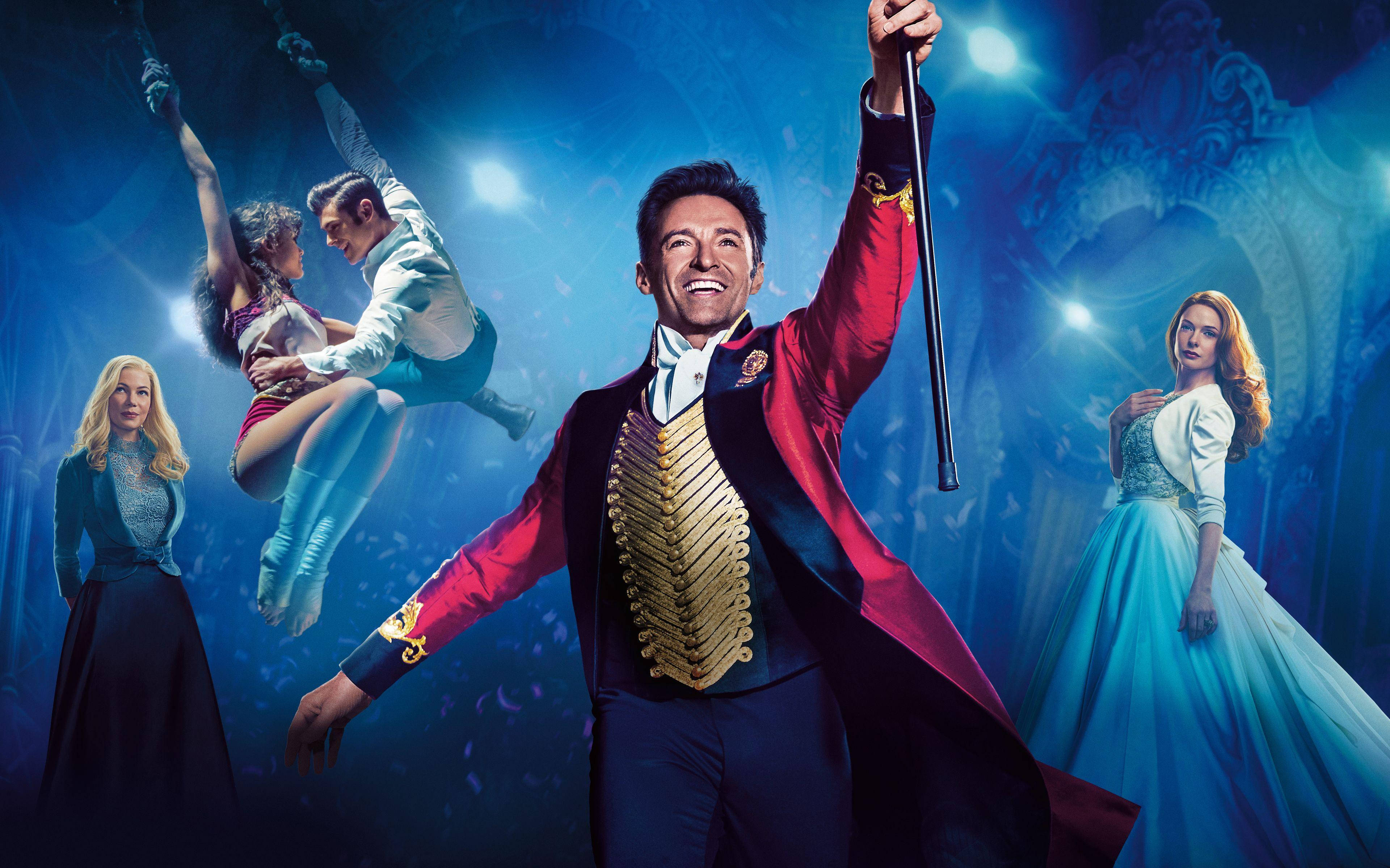 The Greatest Showman, red coat, gold vest, 4K Desktop Wallpaper