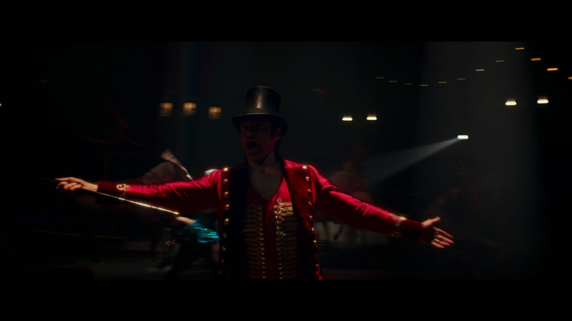 The Greatest Showman, red jacket, top hat, Full HD Desktop Wallpaper