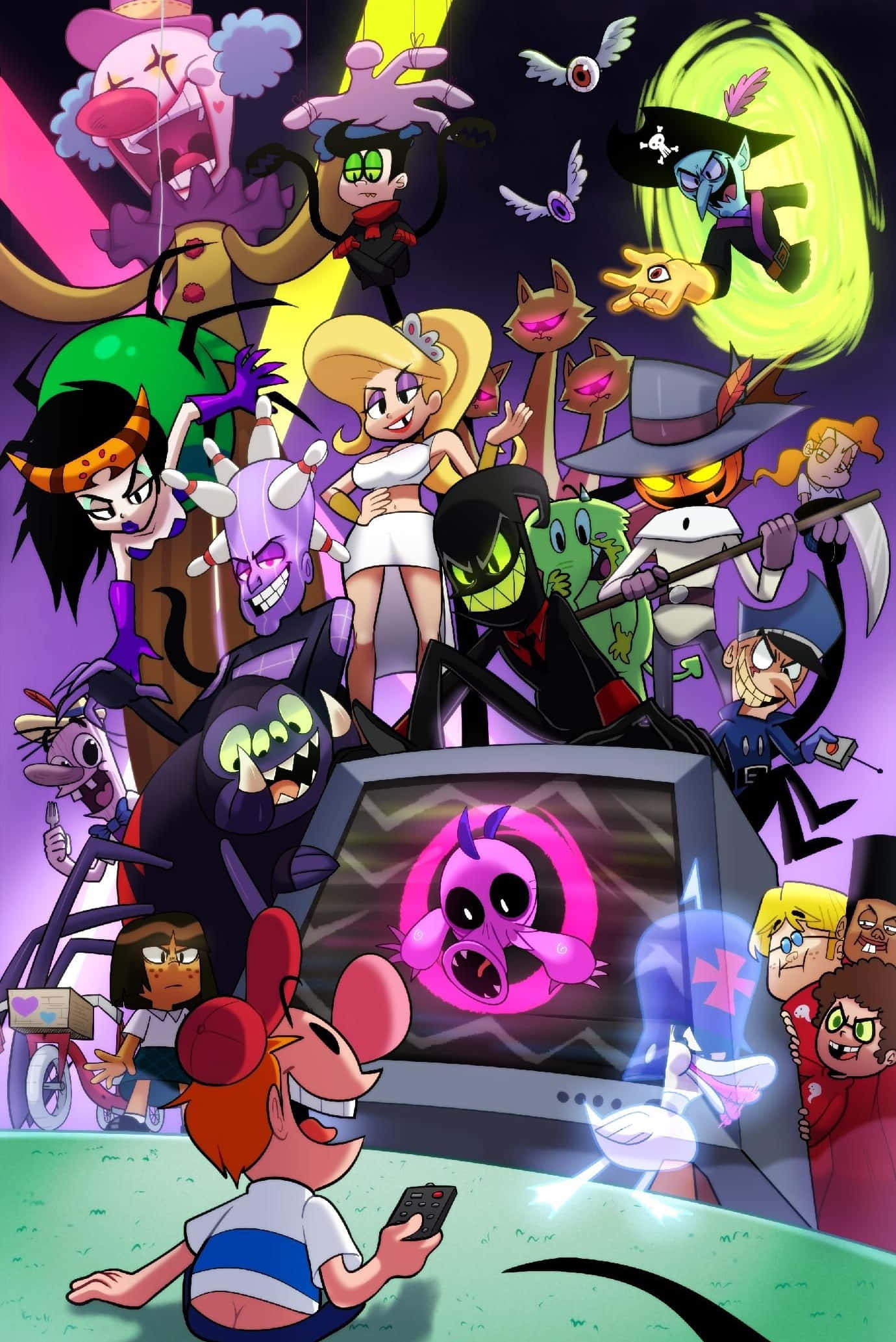 The Grim Adventures of Billy & Mandy, Billy, Mandy, Full HD Phone Wallpaper