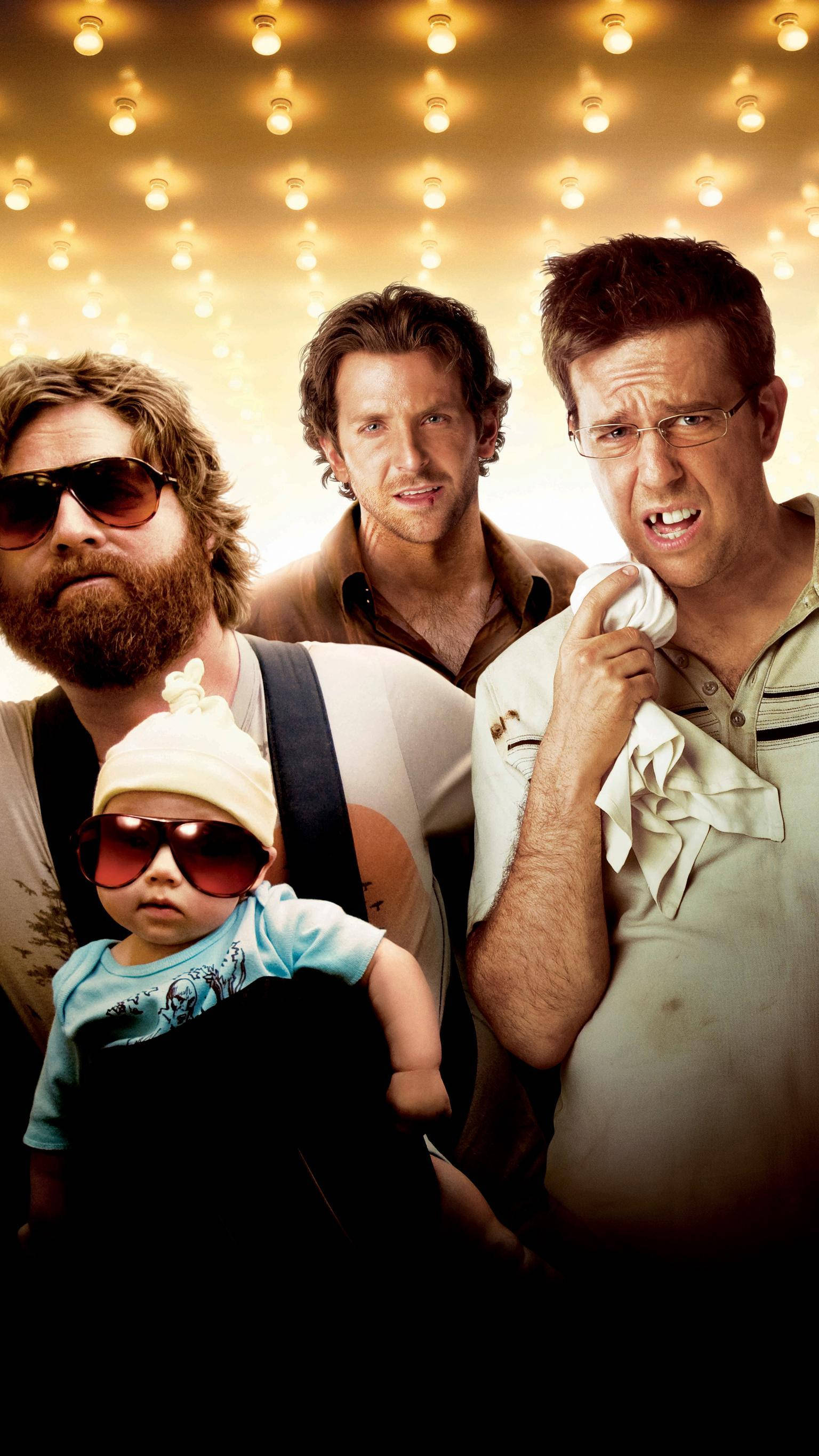 The Hangover, 2009, American movie poster, 2K Phone Wallpaper