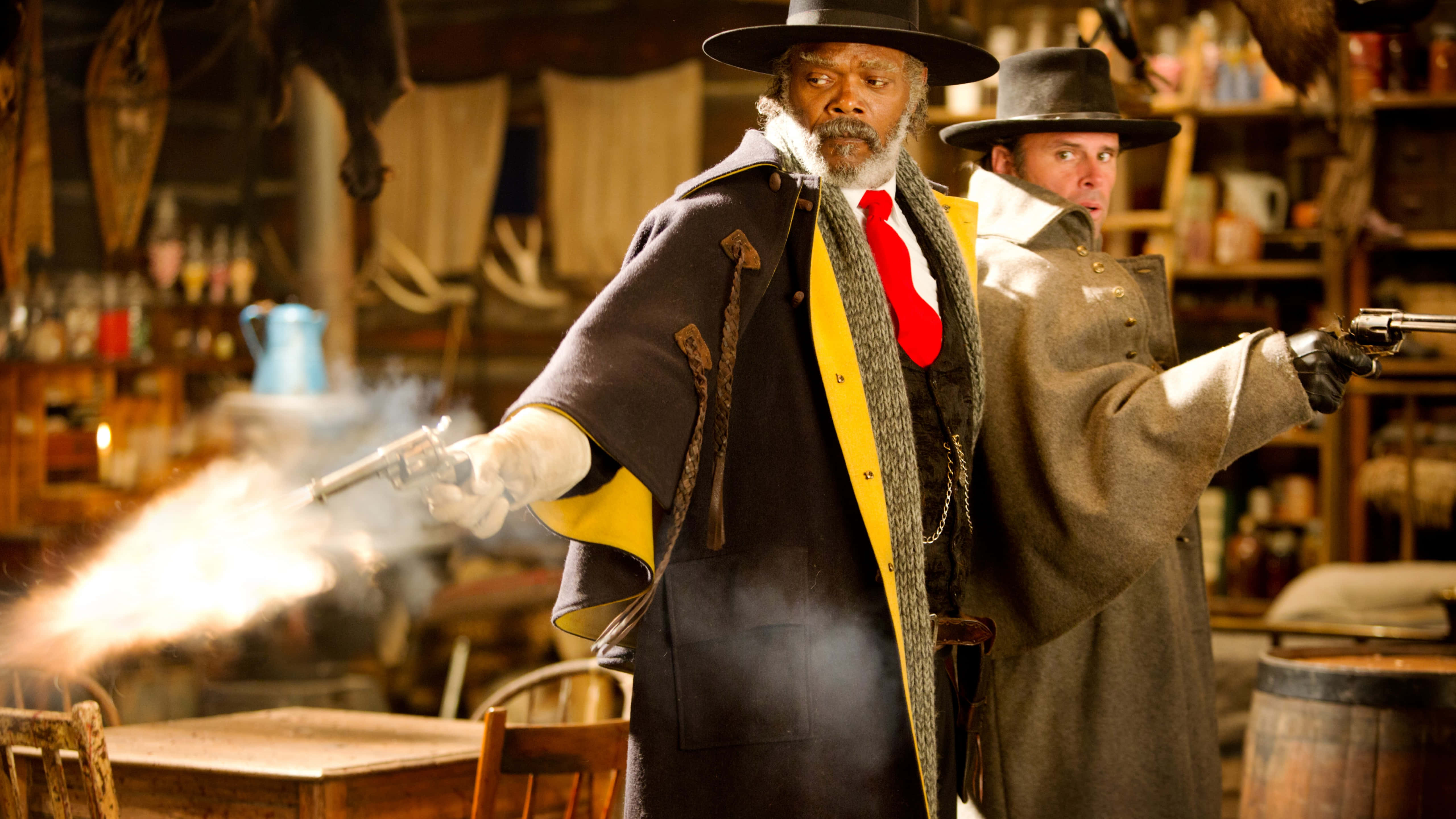 The Hateful Eight, winter backdrop, saloon, 5K Desktop Wallpaper