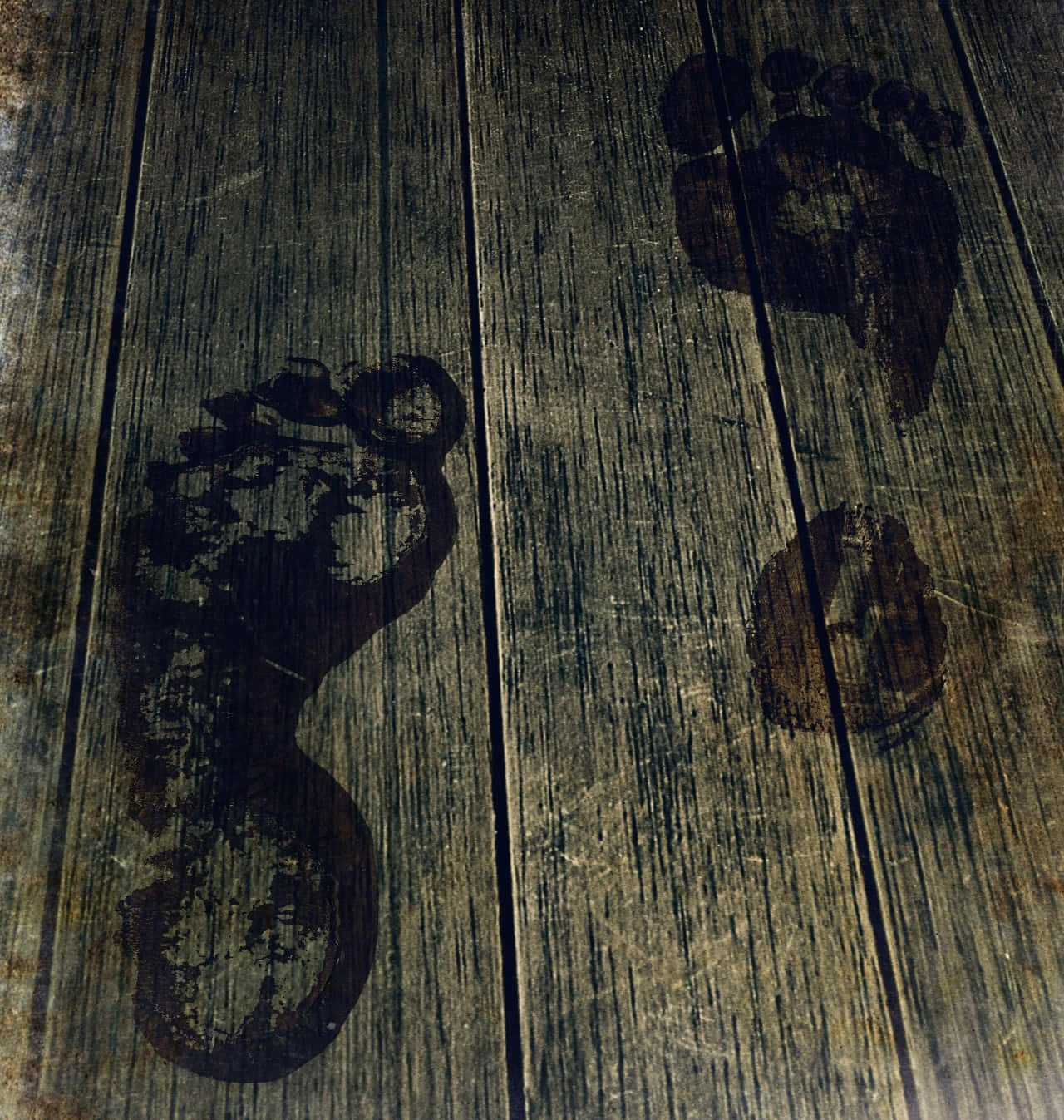 The Haunting of Bly Manor, eerie estate, dark wet footprints, HD Phone Wallpaper