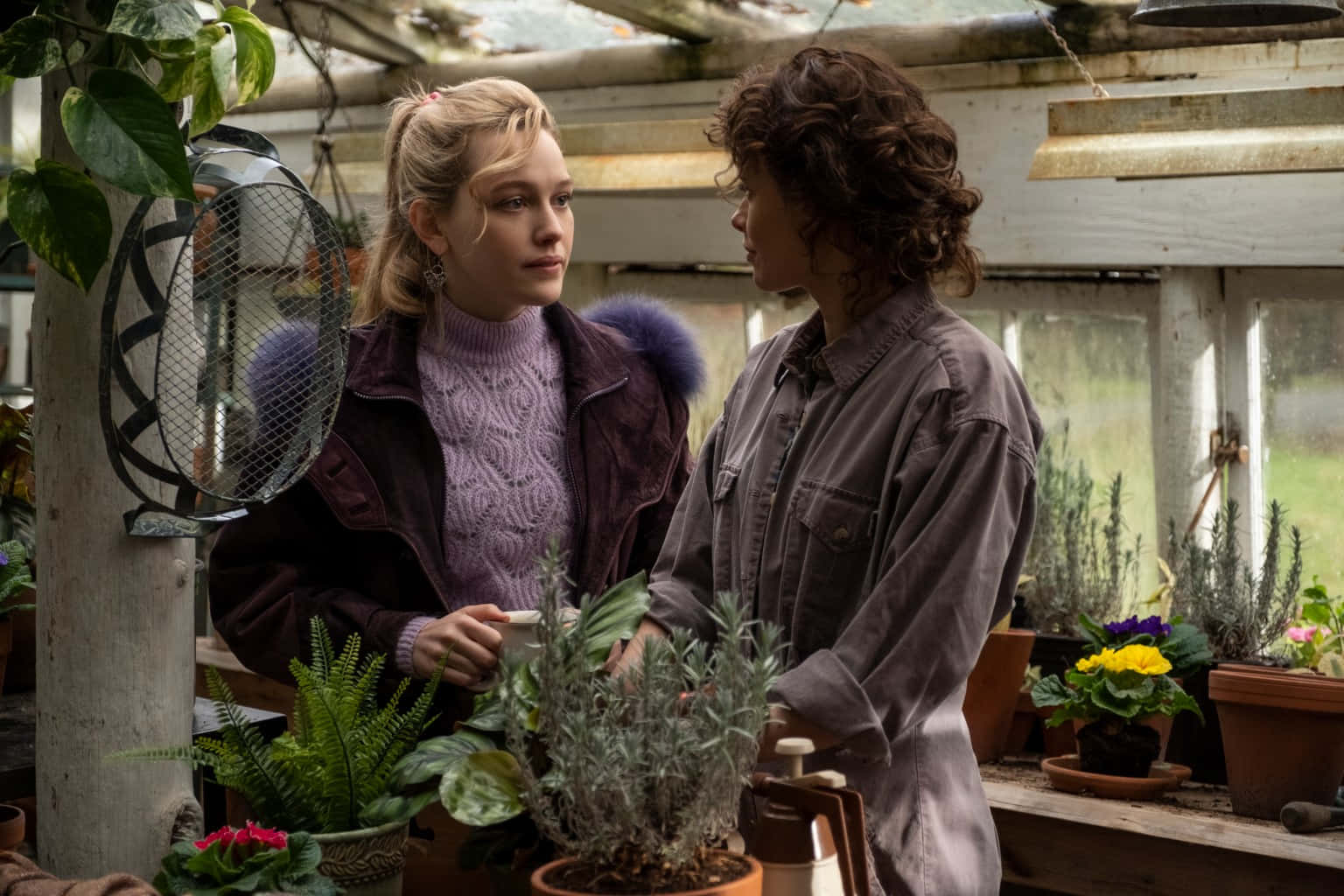 The Haunting of Bly Manor, greenhouse, two women, HD Desktop Wallpaper
