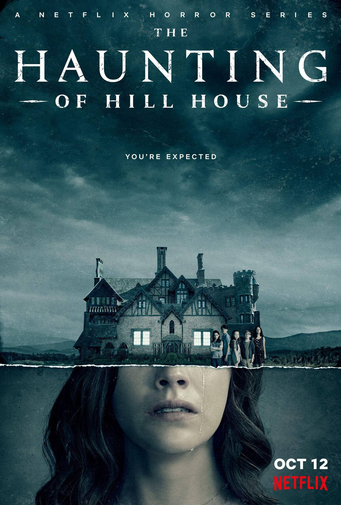 The Haunting of Hill House, gothic mansion, stormy skies, Full HD Phone Wallpaper