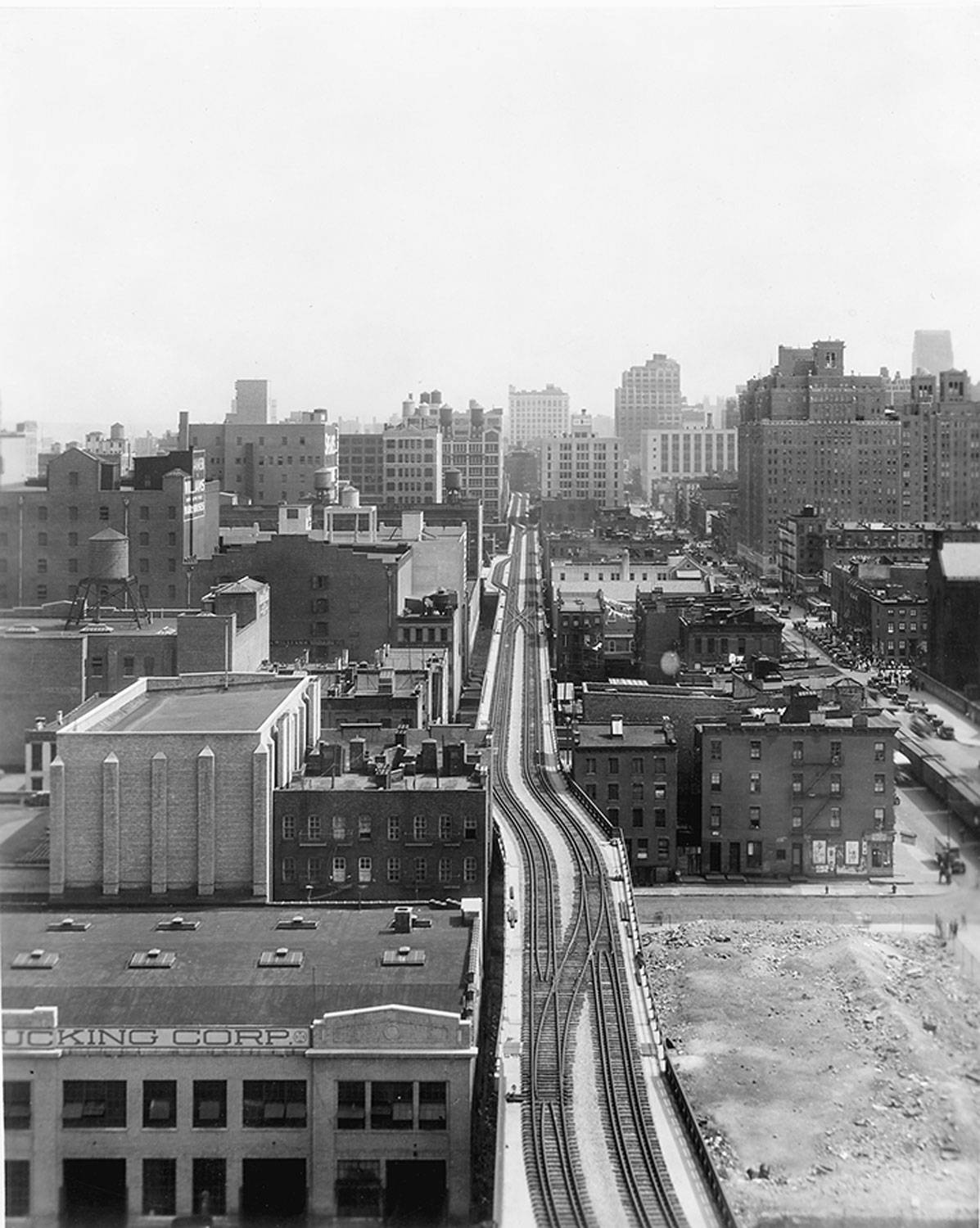 The High Line, black and white, elevated train tracks, HD Phone Wallpaper