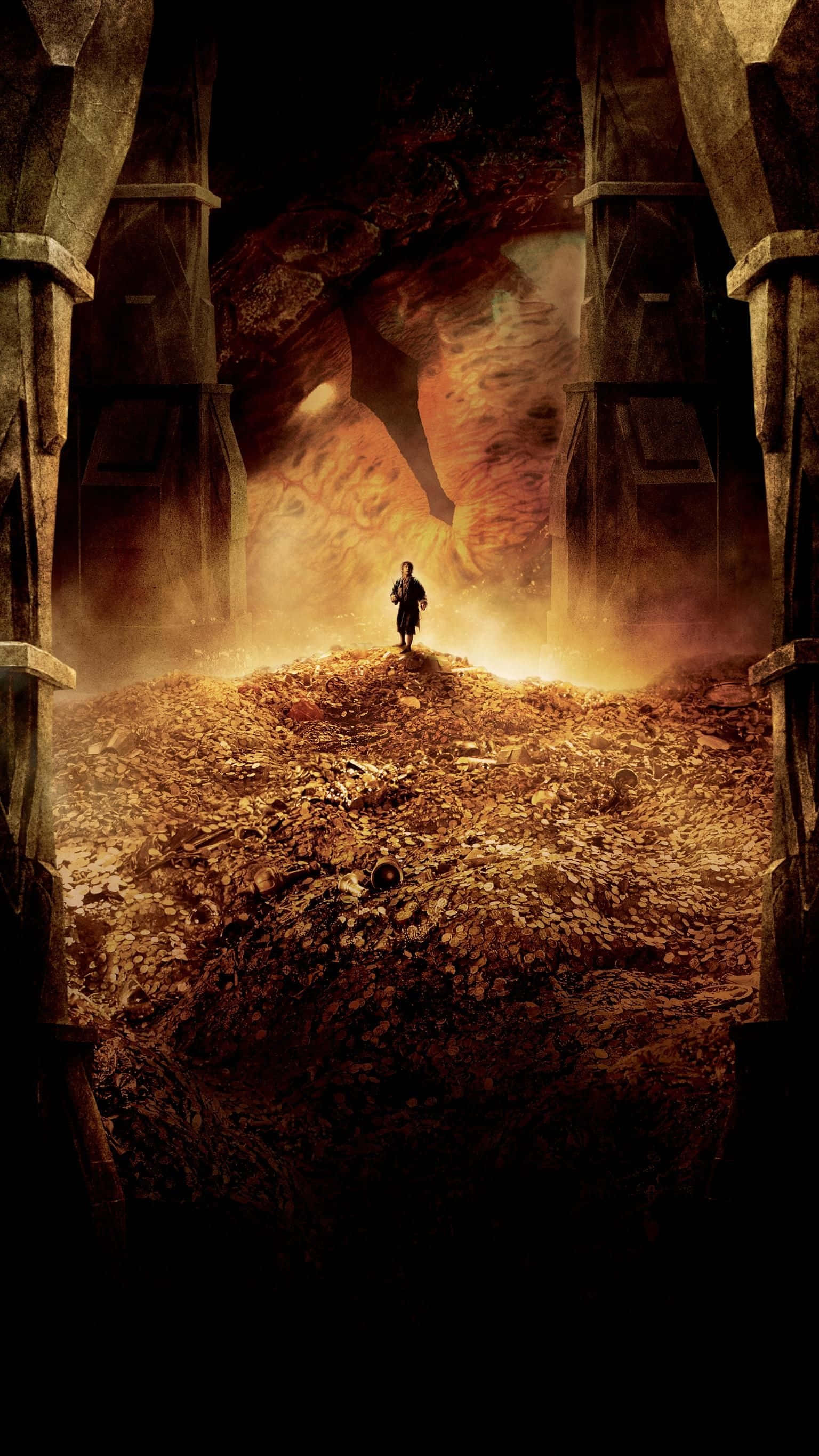 Hobbit, treasure hoard, adventure, 2K Phone Wallpaper