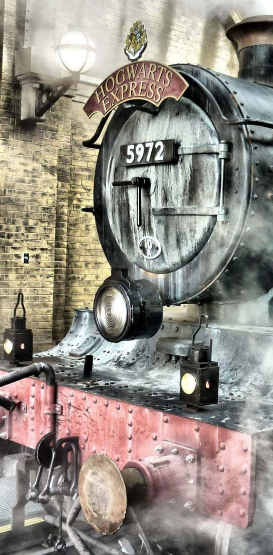 Hogwarts Express, number 5972, steam locomotive, HD Phone Wallpaper