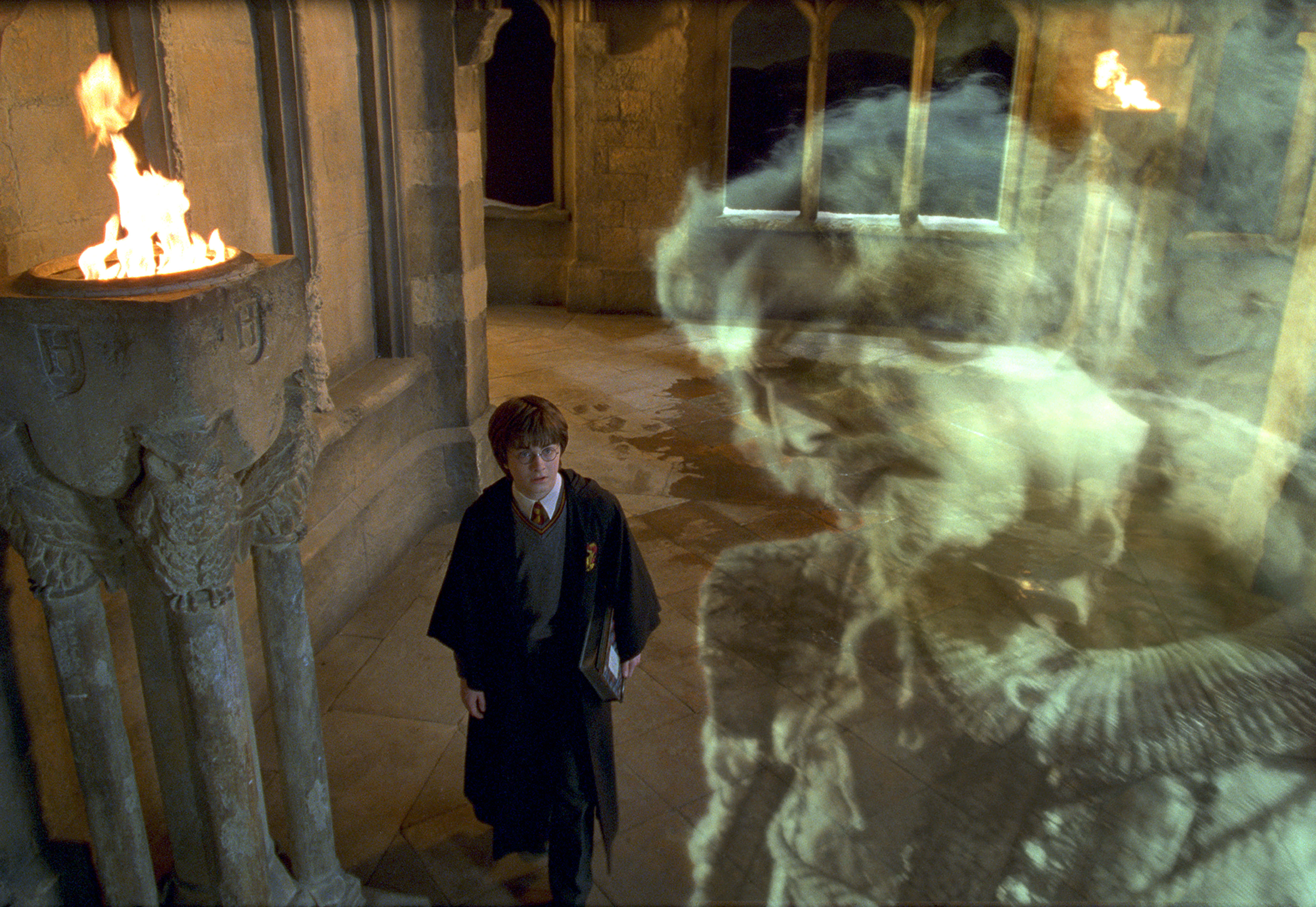 The Hogwarts Ghosts, young wizard, robe, 4K Desktop Wallpaper